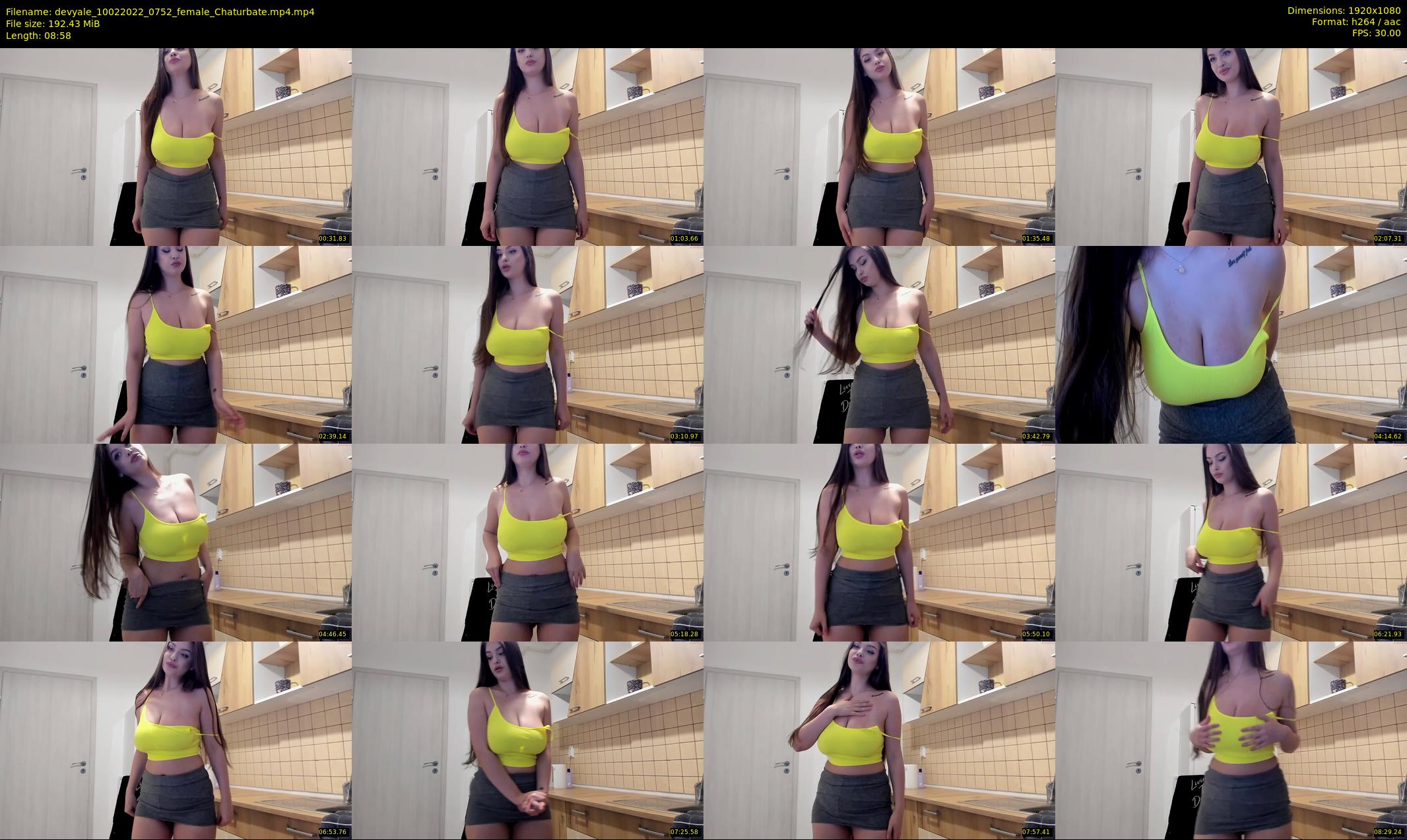 devyale — 9 minute Chaturbate female cam show recording, 1080p, Feb 10, 2022