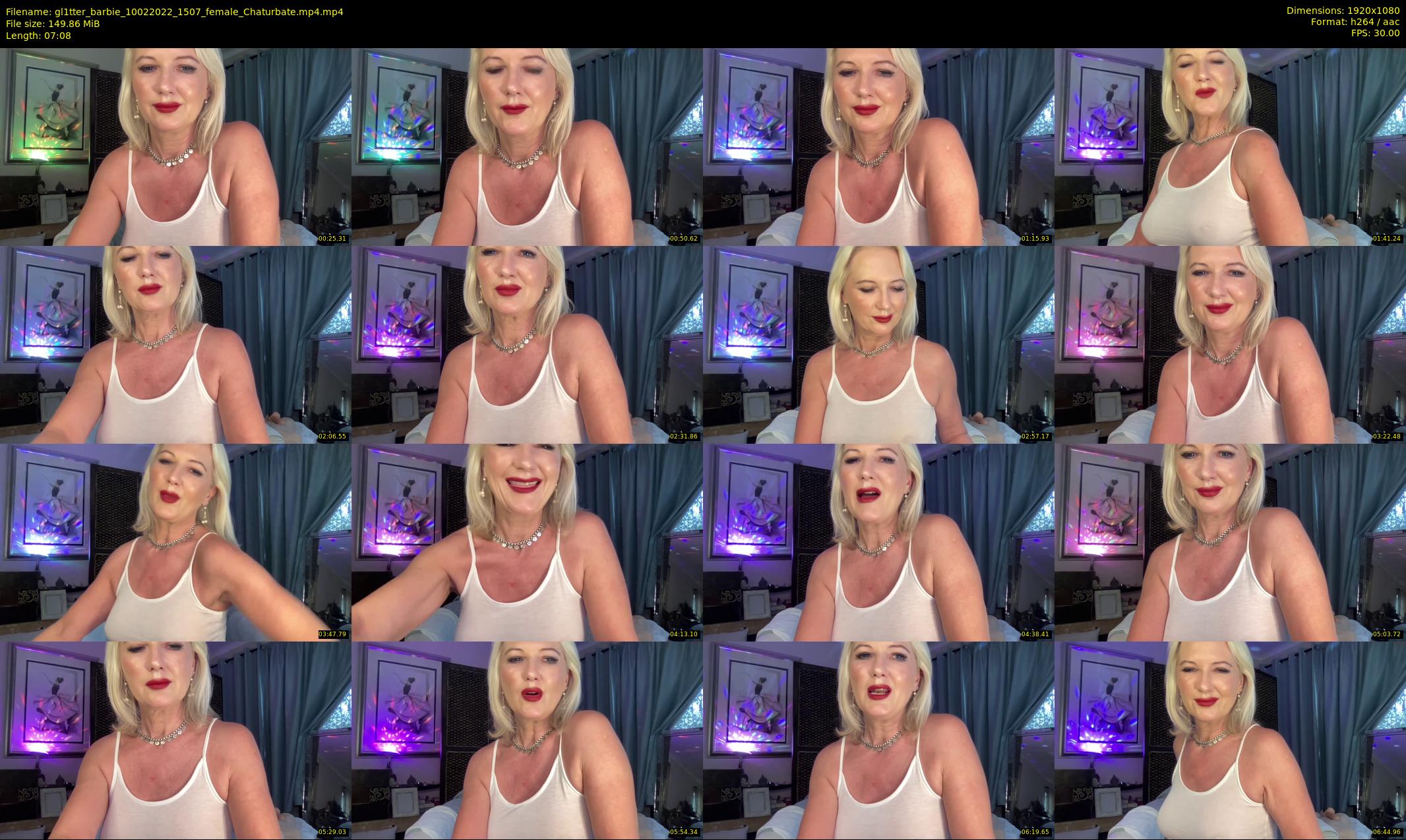gl1tter_barbie — 8 minute Chaturbate female cam show recording, 1080p, Feb 10, 2022
