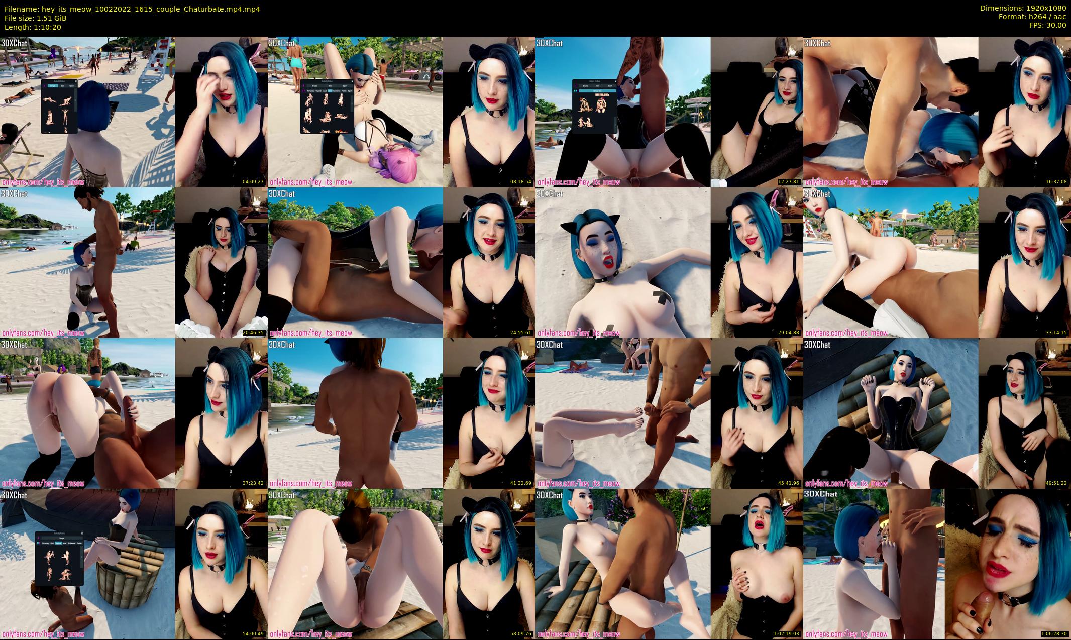 hey_its_meow — 71 minute Chaturbate couple cam show recording, 1080p, Feb 10, 2022