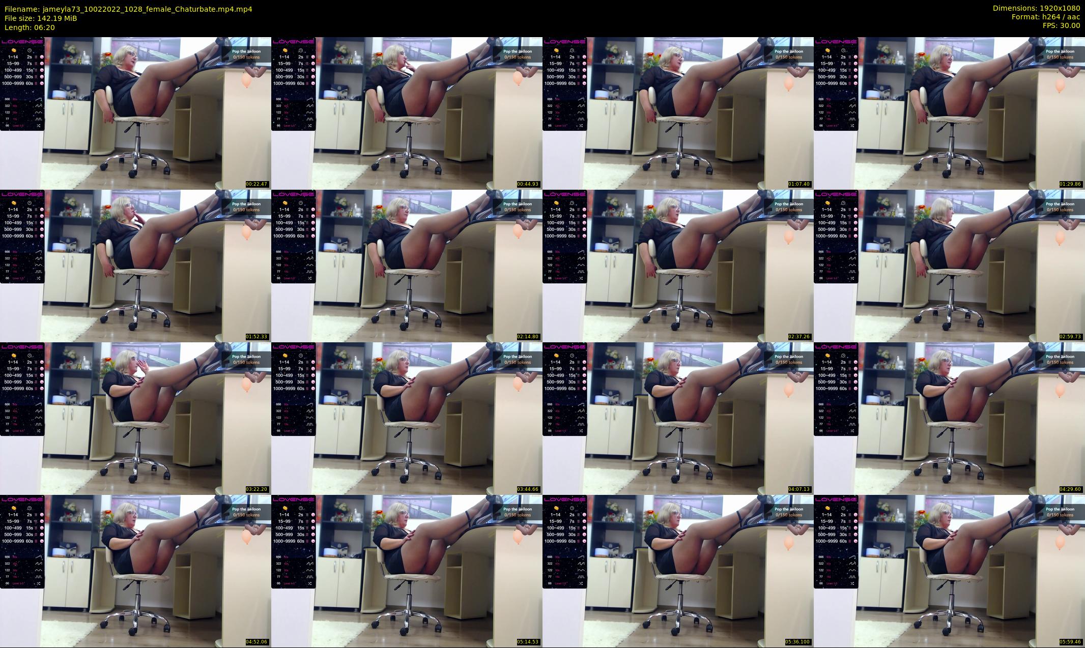 jameyla73 — 7 minute Chaturbate female cam show recording, 1080p, Feb 10, 2022
