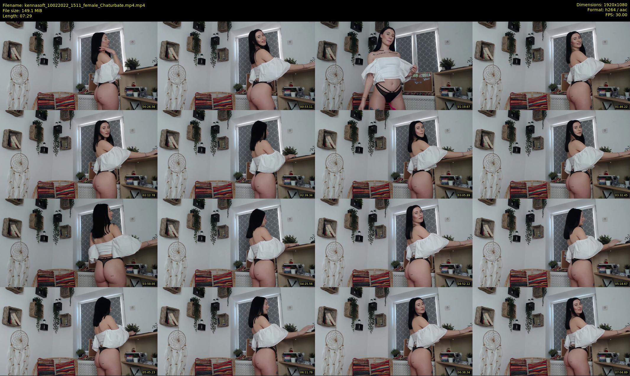 kennasoft — 8 minute Chaturbate female cam show recording, 1080p, Feb 10, 2022