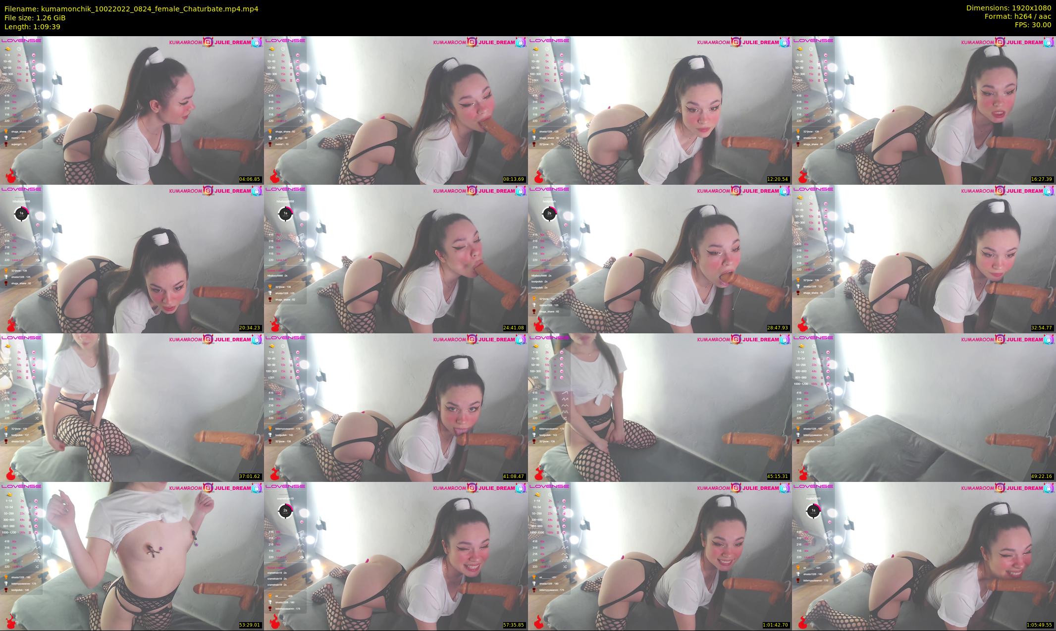 kumamonchik — 70 minute Chaturbate couple cam show recording, 1080p, Feb 10, 2022