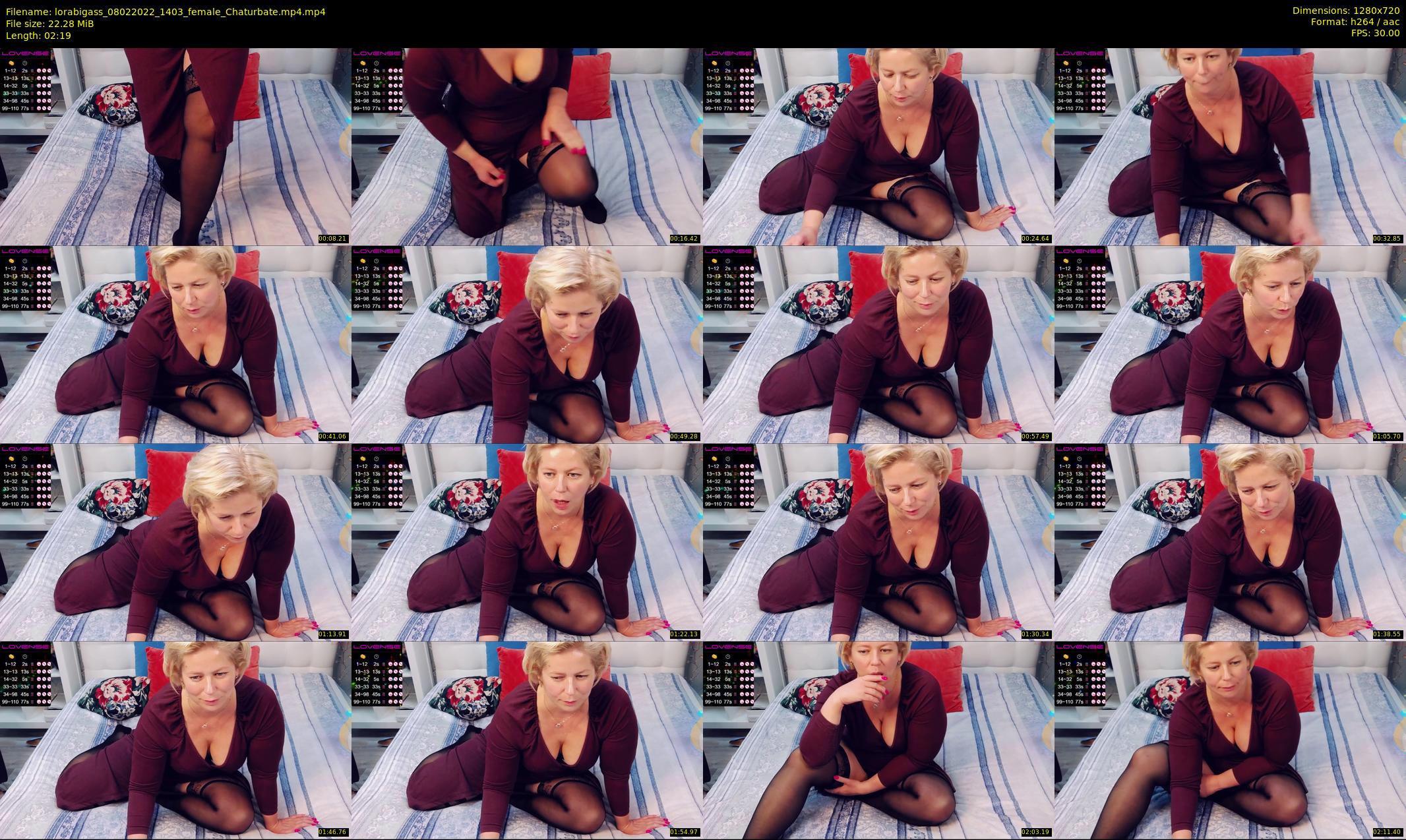lorabigass — 3 minute Chaturbate female cam show recording, 720p, Feb 8, 2022