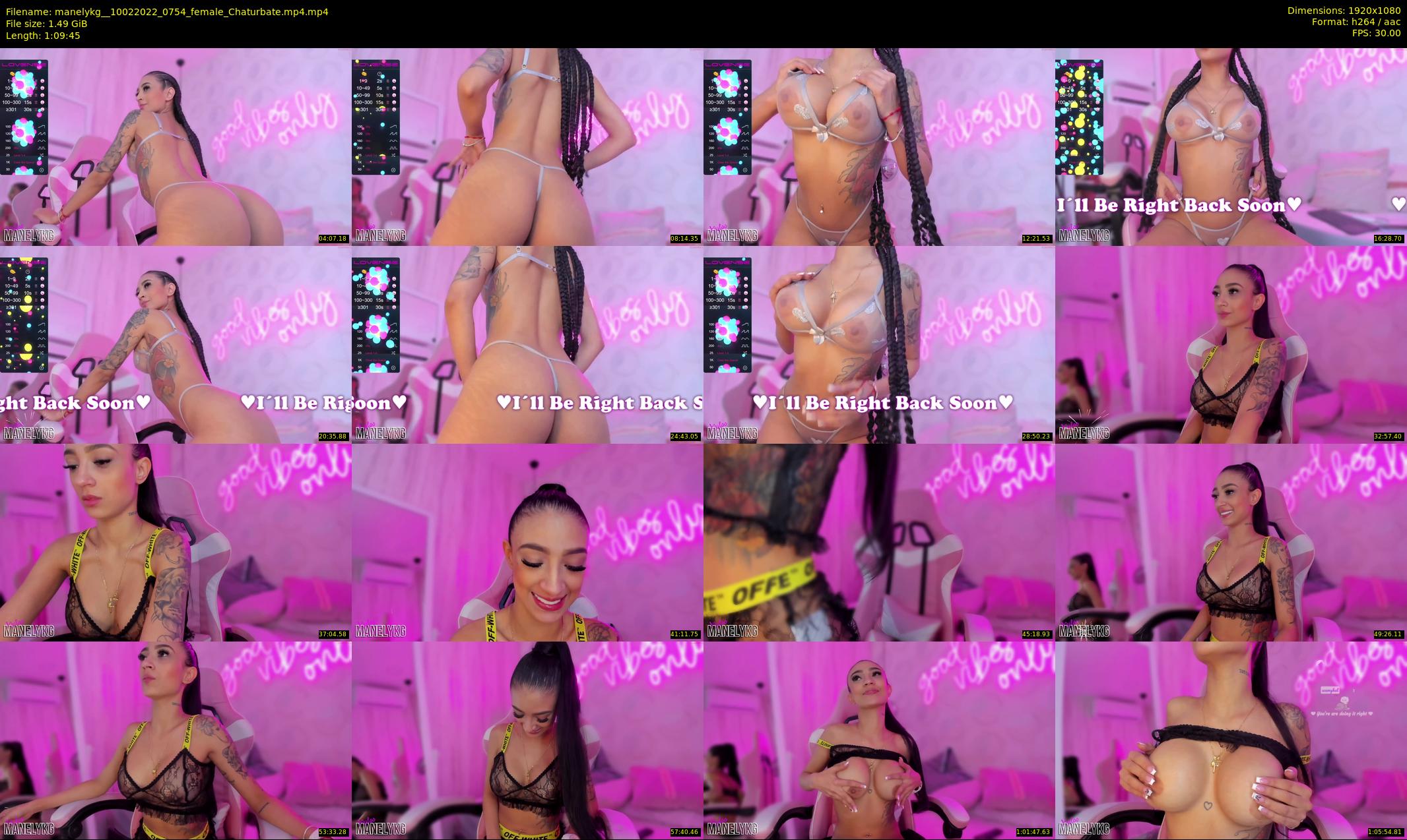 manelykg_ — 70 minute Chaturbate female cam show recording, 1080p, Feb 10, 2022