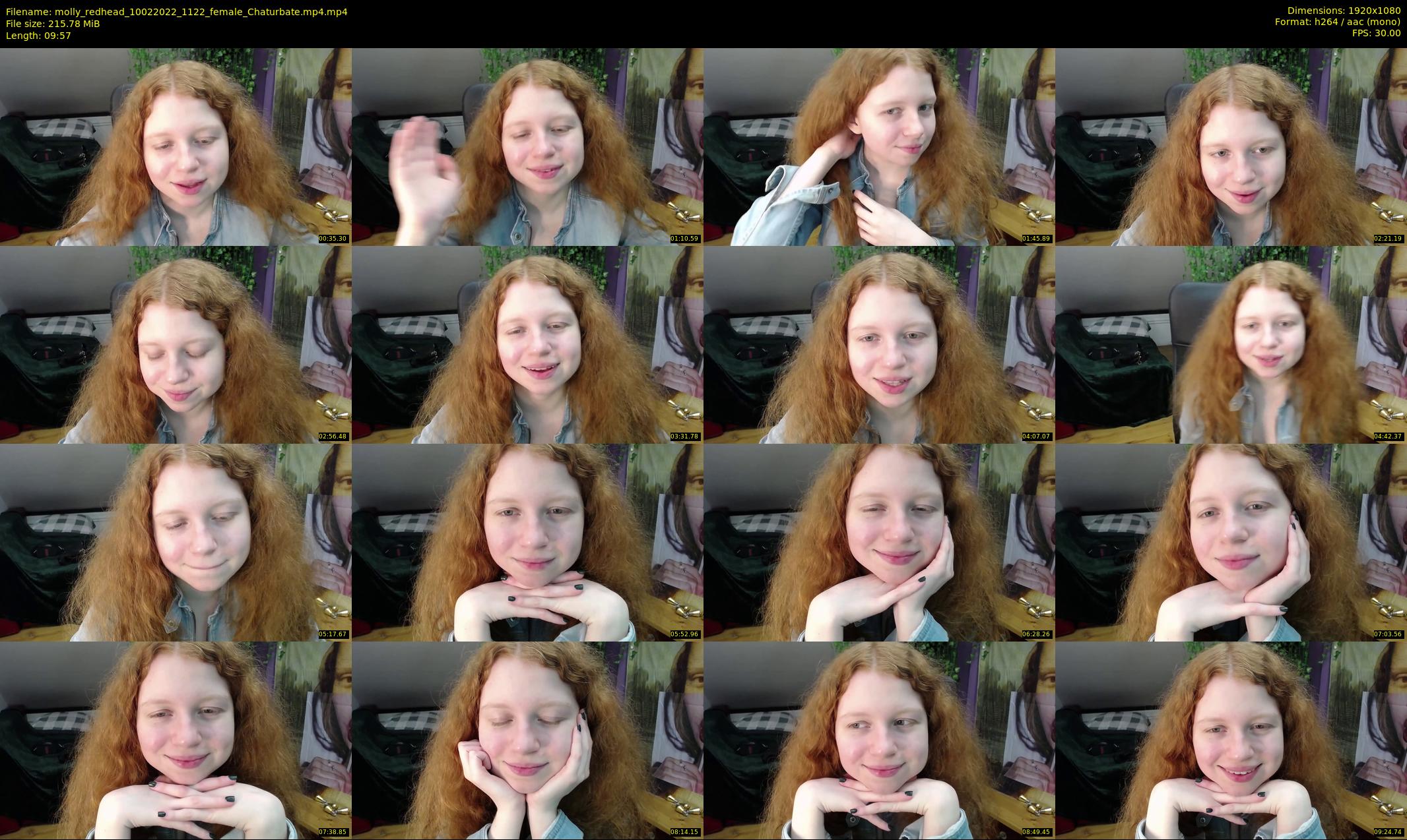 molly_redhead — 10 minute Chaturbate female cam show recording, 1080p, Feb 10, 2022