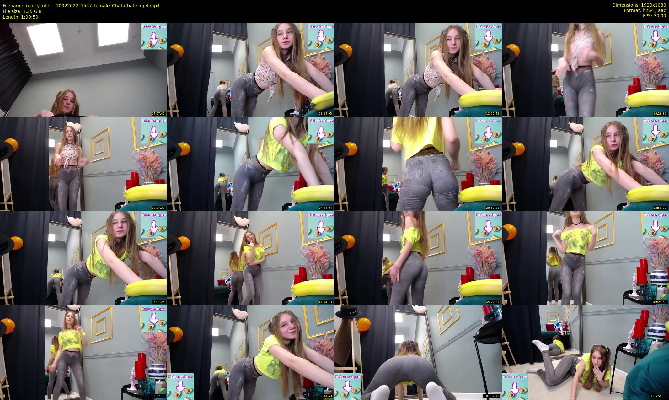 nancycute__ — 70 minute Chaturbate female cam show recording, 1080p, Feb 10, 2022