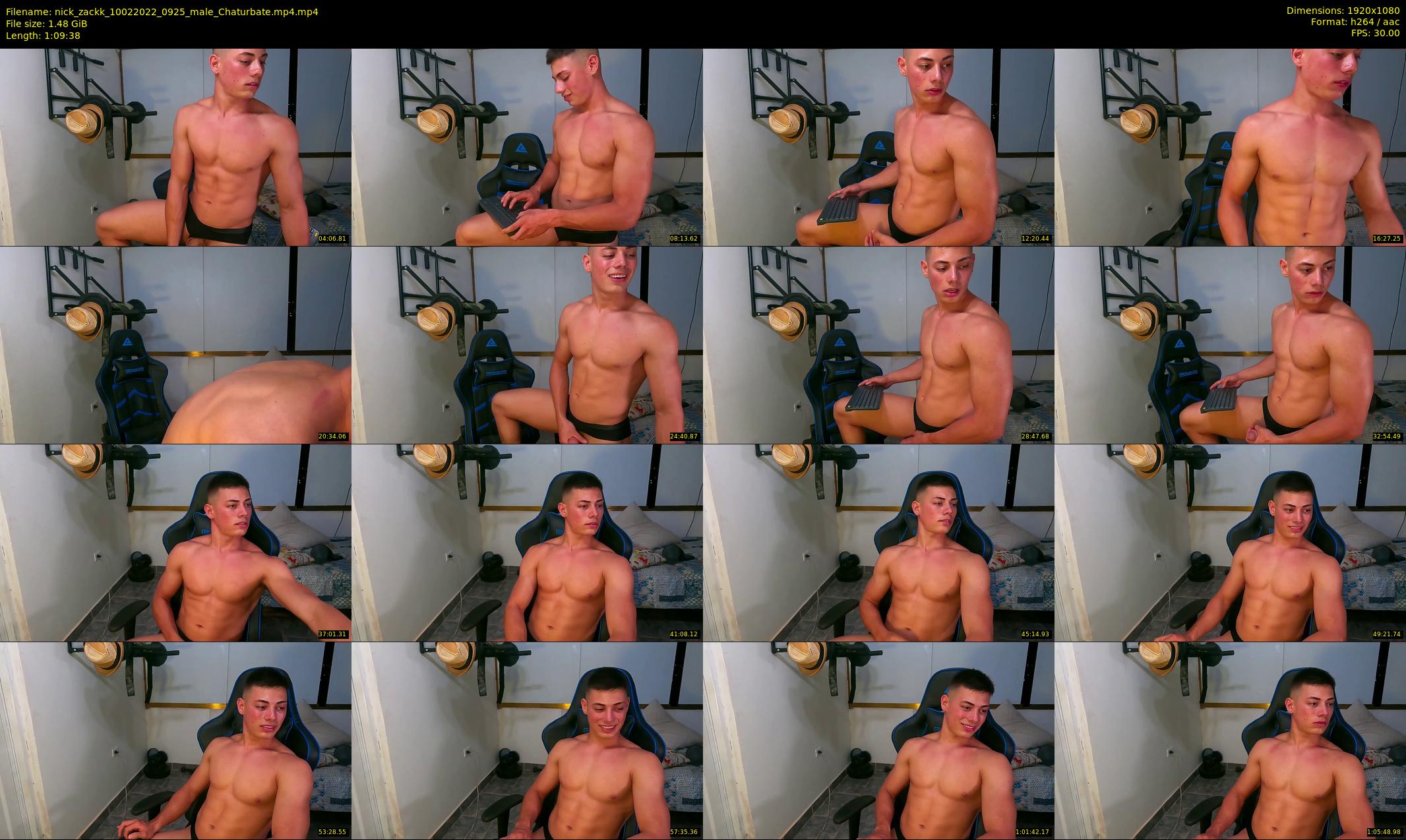 nick_zackk — 70 minute Chaturbate male cam show recording, 1080p, Feb 10, 2022
