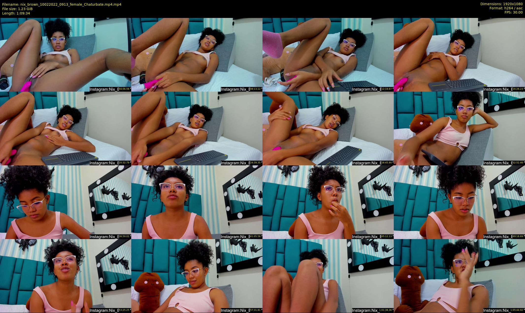 nix_brown — 70 minute Chaturbate female cam show recording, 1080p, Feb 10, 2022