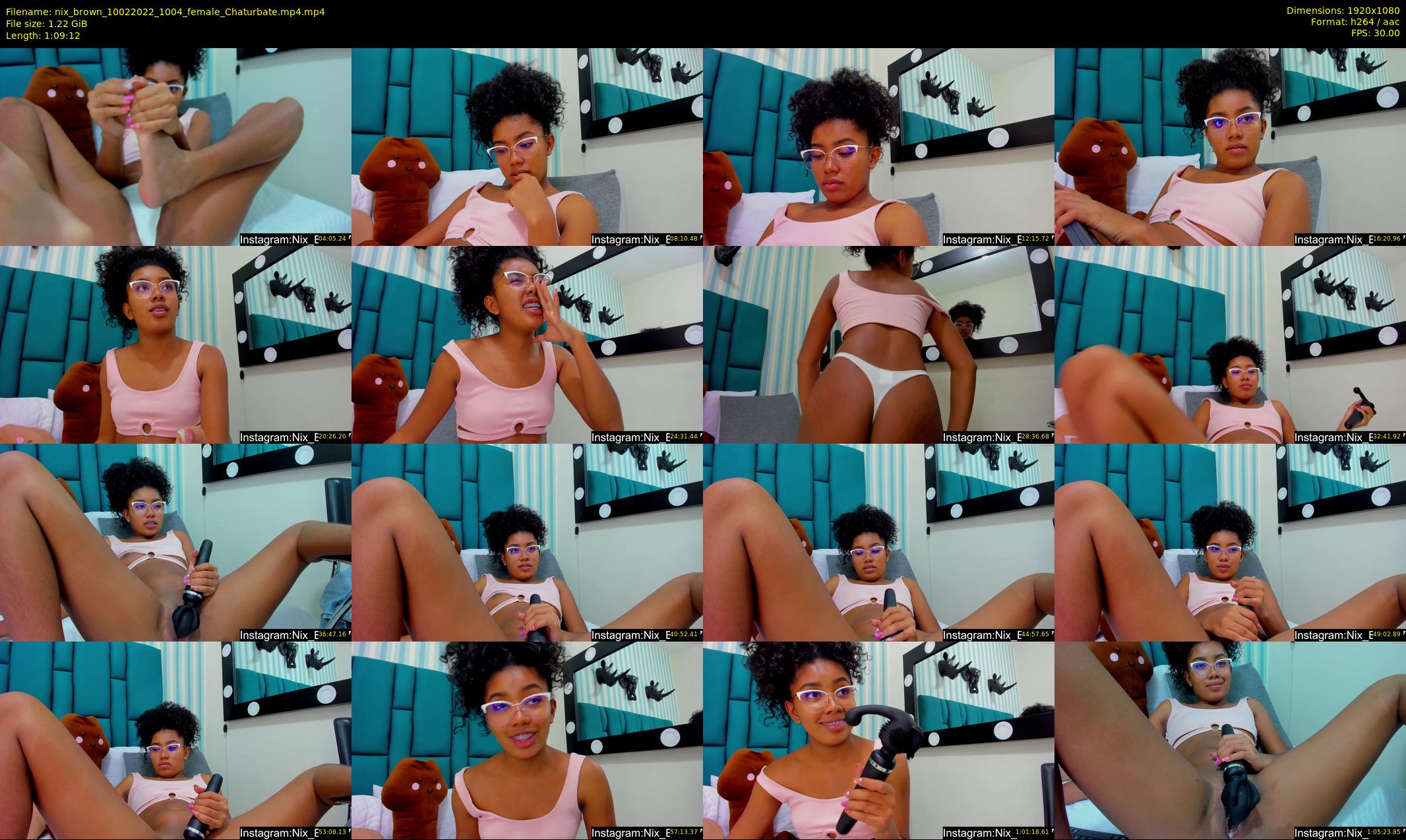 nix_brown — 70 minute Chaturbate female cam show recording, 1080p, Feb 10, 2022