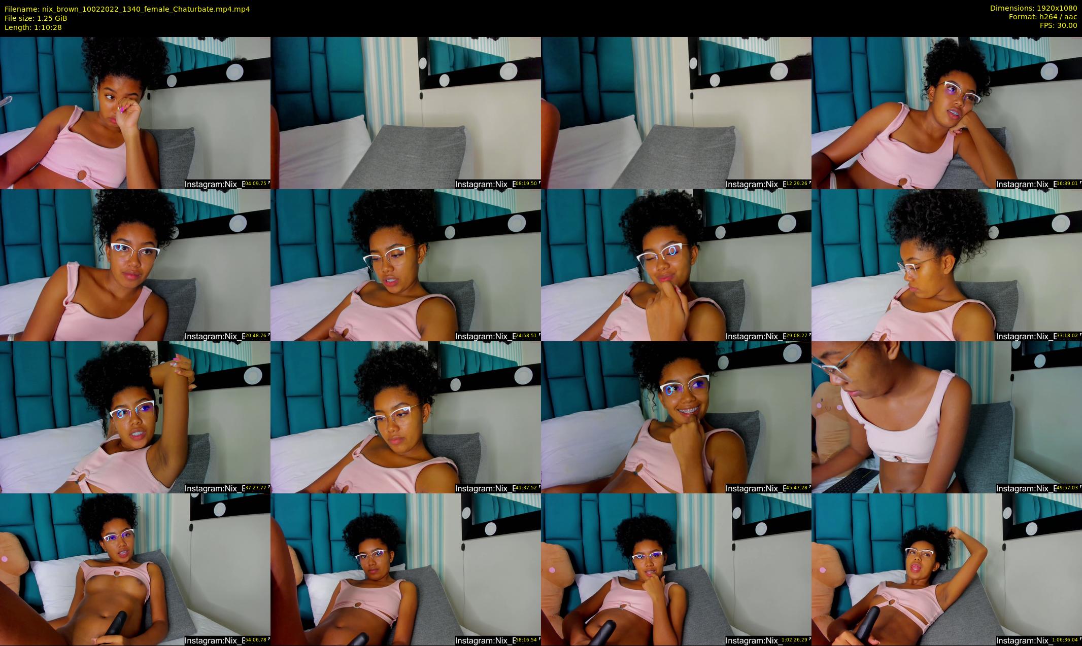 nix_brown — 71 minute Chaturbate female cam show recording, 1080p, Feb 10, 2022