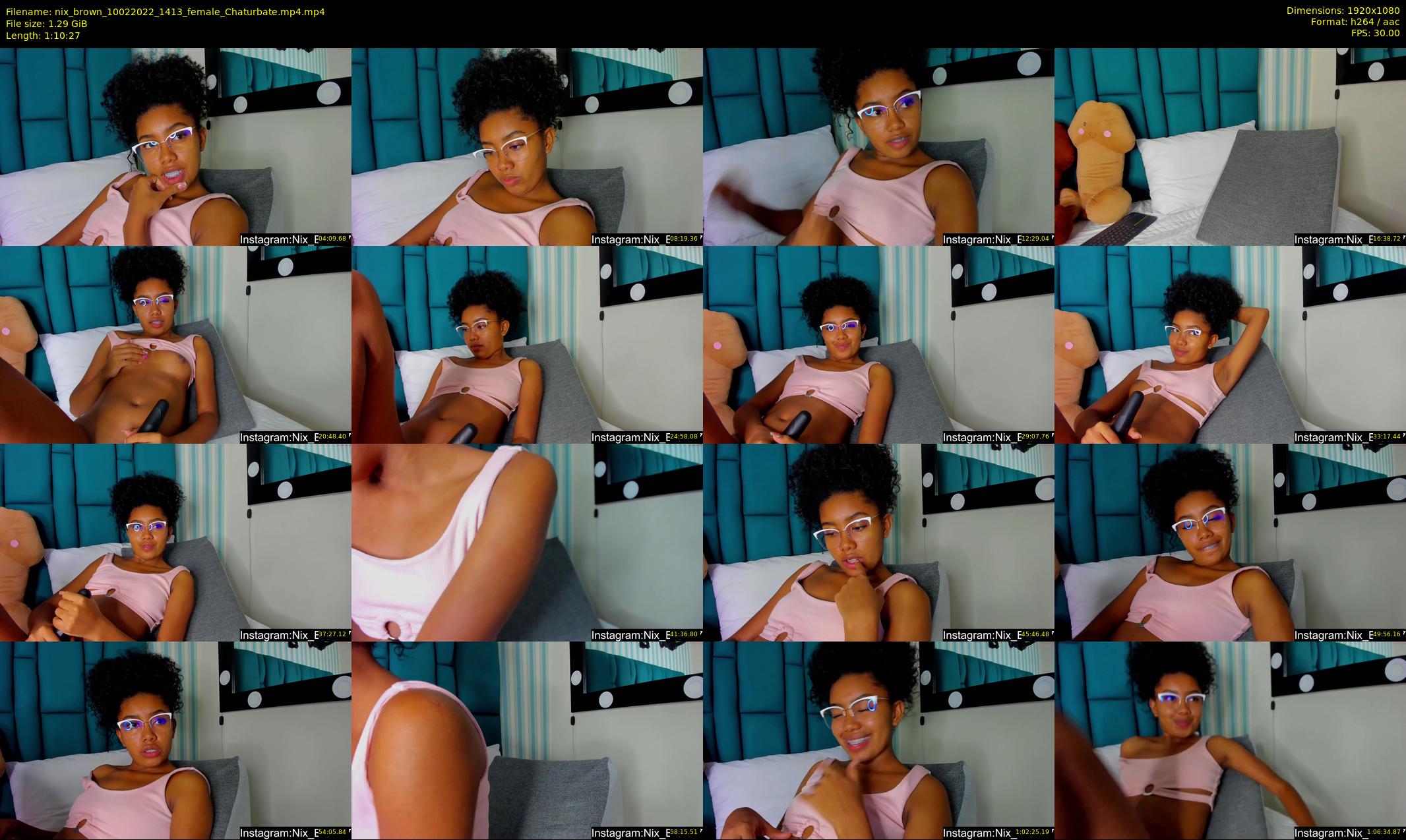 nix_brown — 71 minute Chaturbate female cam show recording, 1080p, Feb 10, 2022
