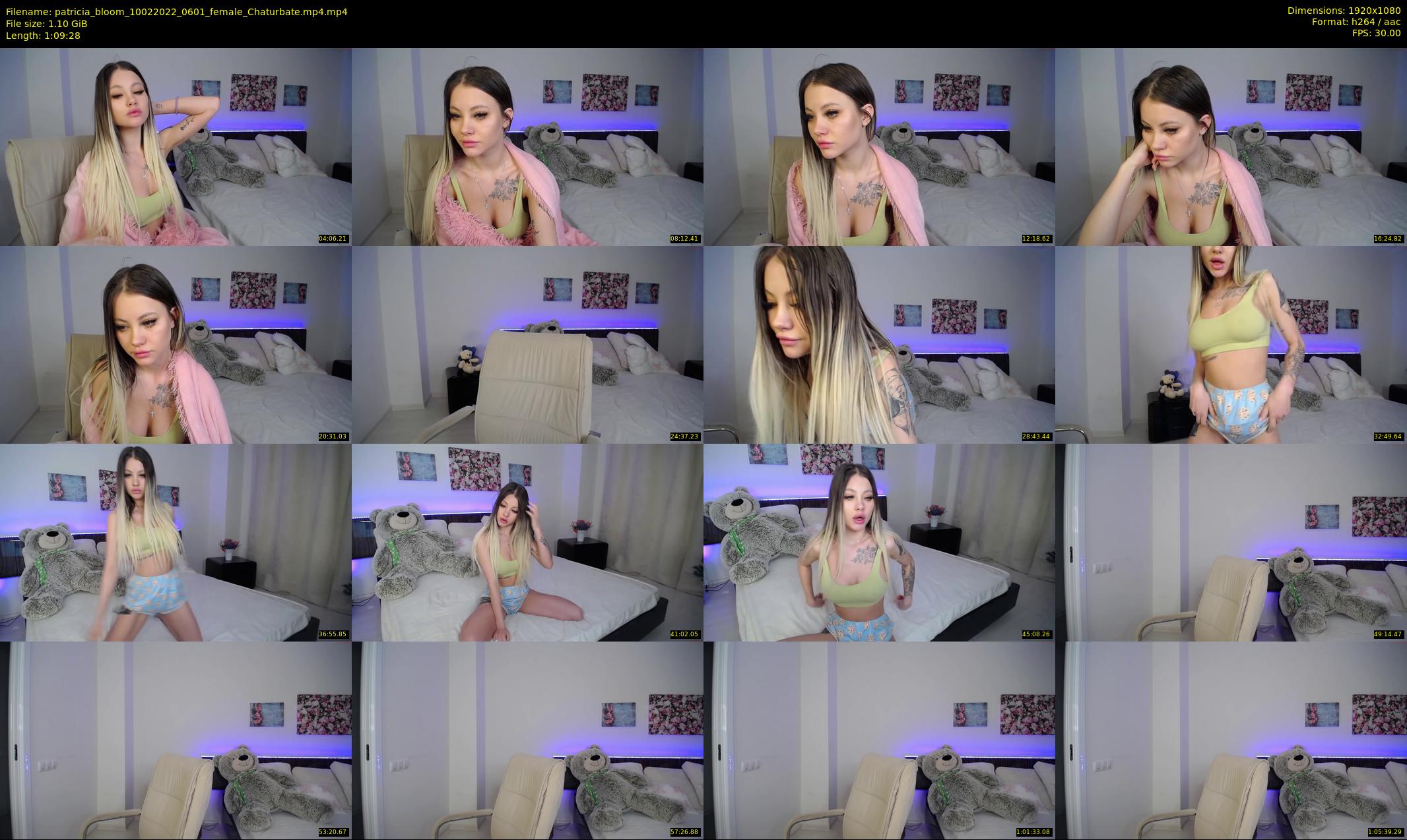 patricia_bloom — 70 minute Chaturbate female cam show recording, 1080p, Feb 10, 2022