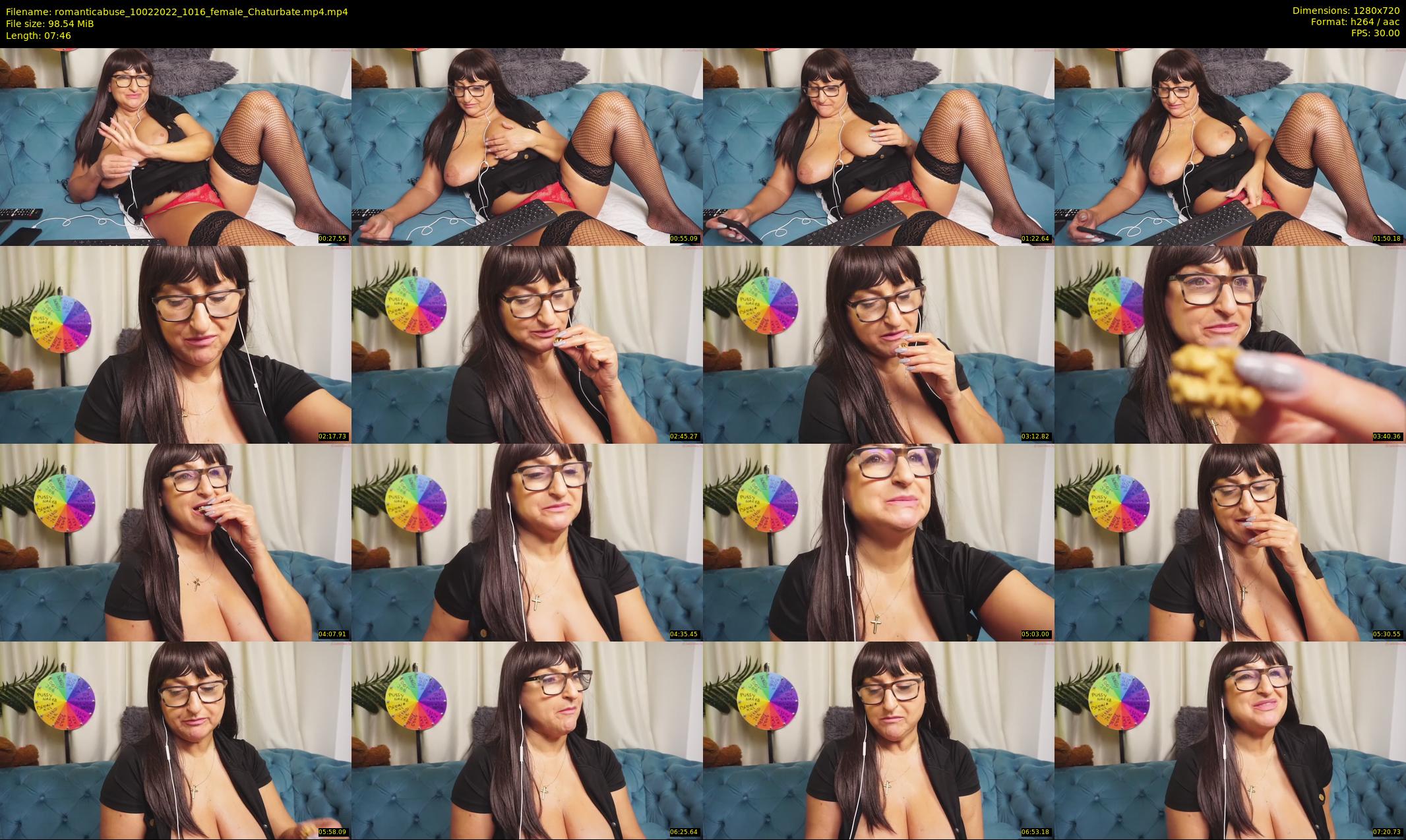 romanticabuse — 8 minute Chaturbate female cam show recording, 720p, Feb 10, 2022