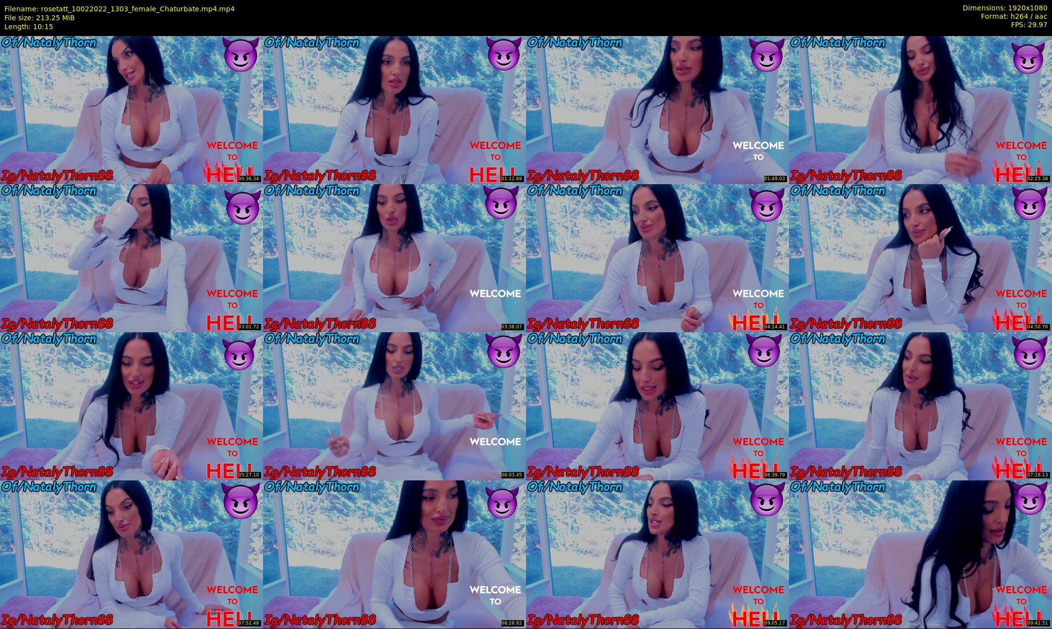 rosetatt — 11 minute Chaturbate female cam show recording, 1080p, Feb 10, 2022