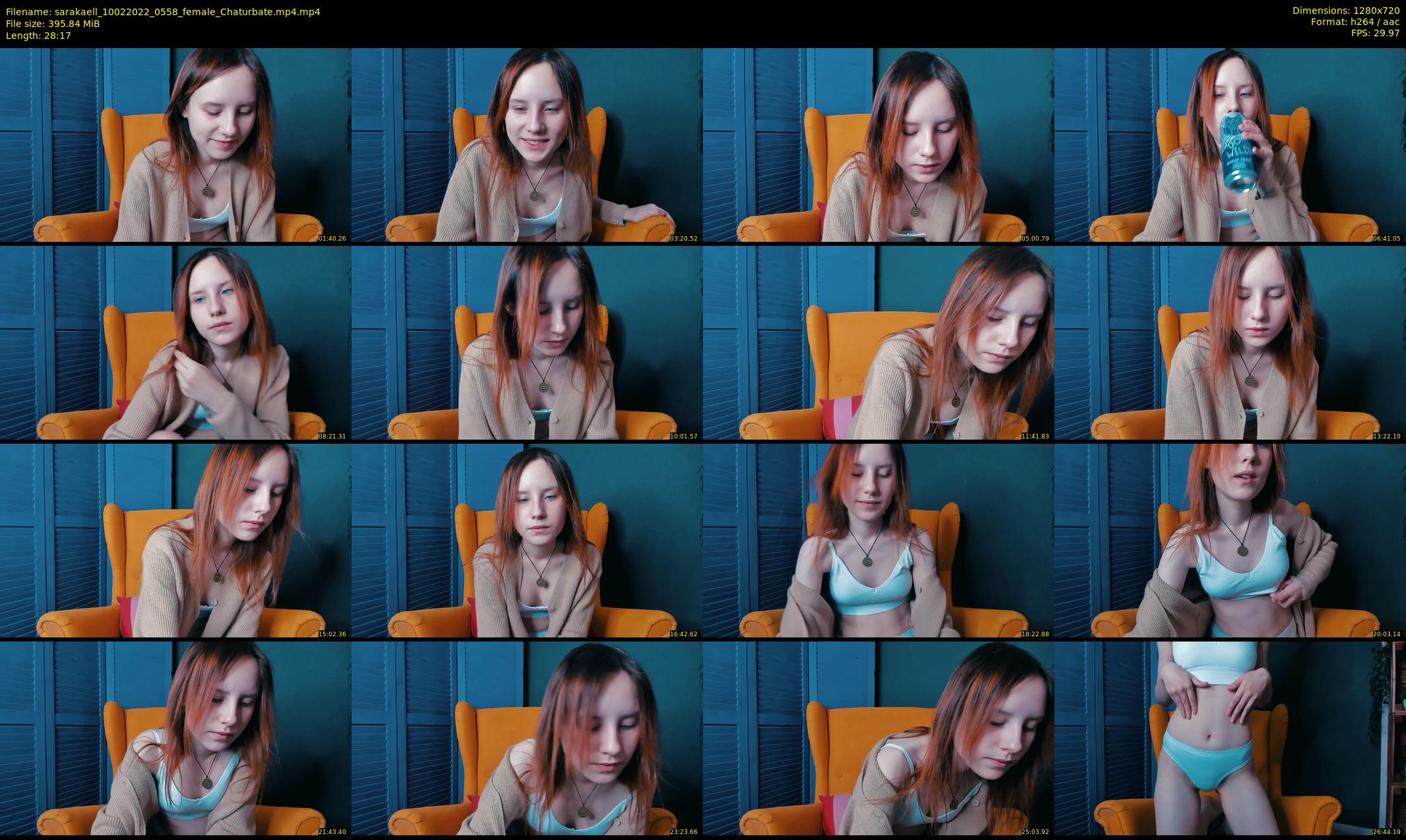 sarakaell — 29 minute Chaturbate female cam show recording, 720p, Feb 10, 2022