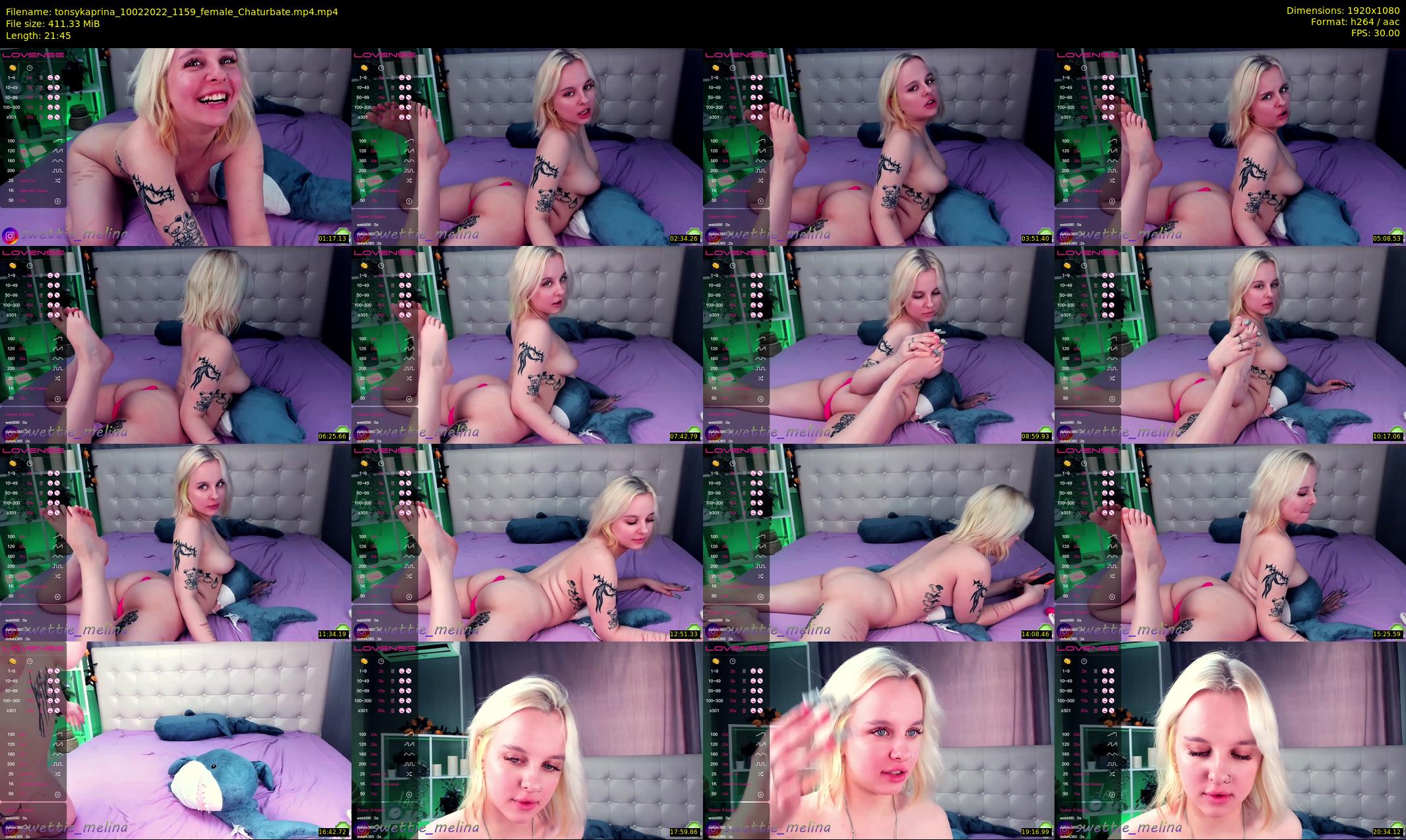 tonsykaprina — 22 minute Chaturbate couple cam show recording, 1080p, Feb 10, 2022
