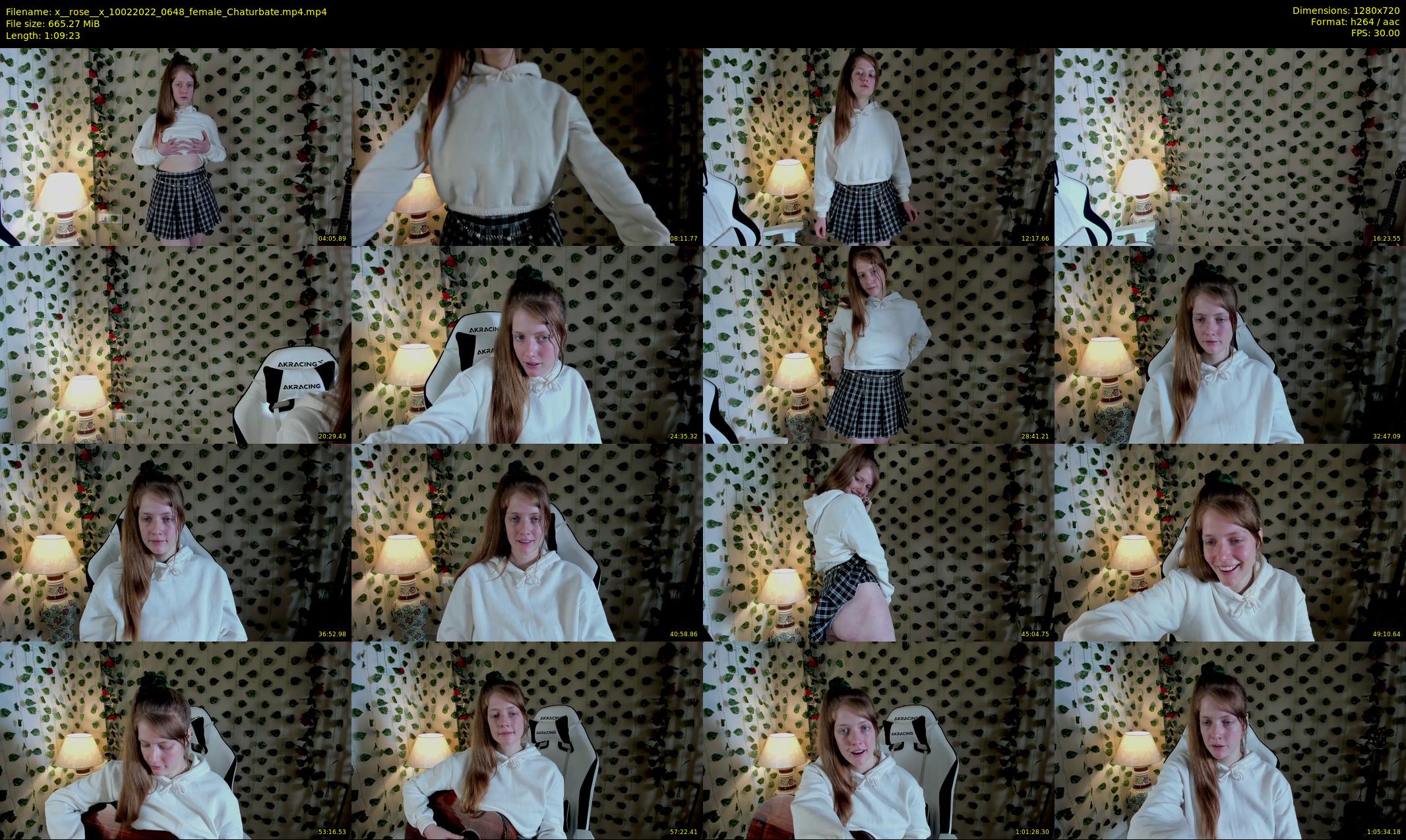 x__rose__x — 70 minute Chaturbate female cam show recording, 720p, Feb 10, 2022