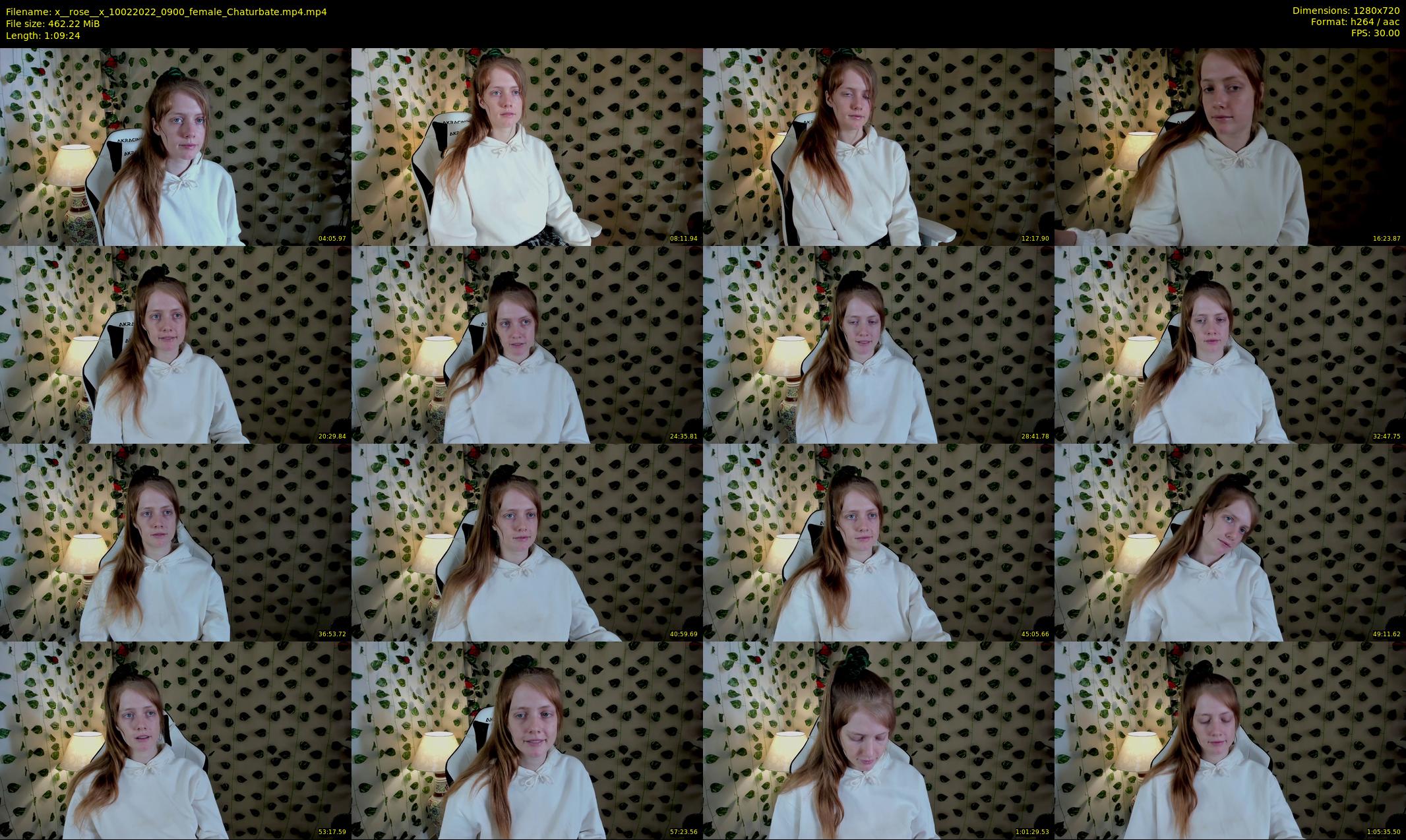 x__rose__x — 70 minute Chaturbate female cam show recording, 720p, Feb 10, 2022