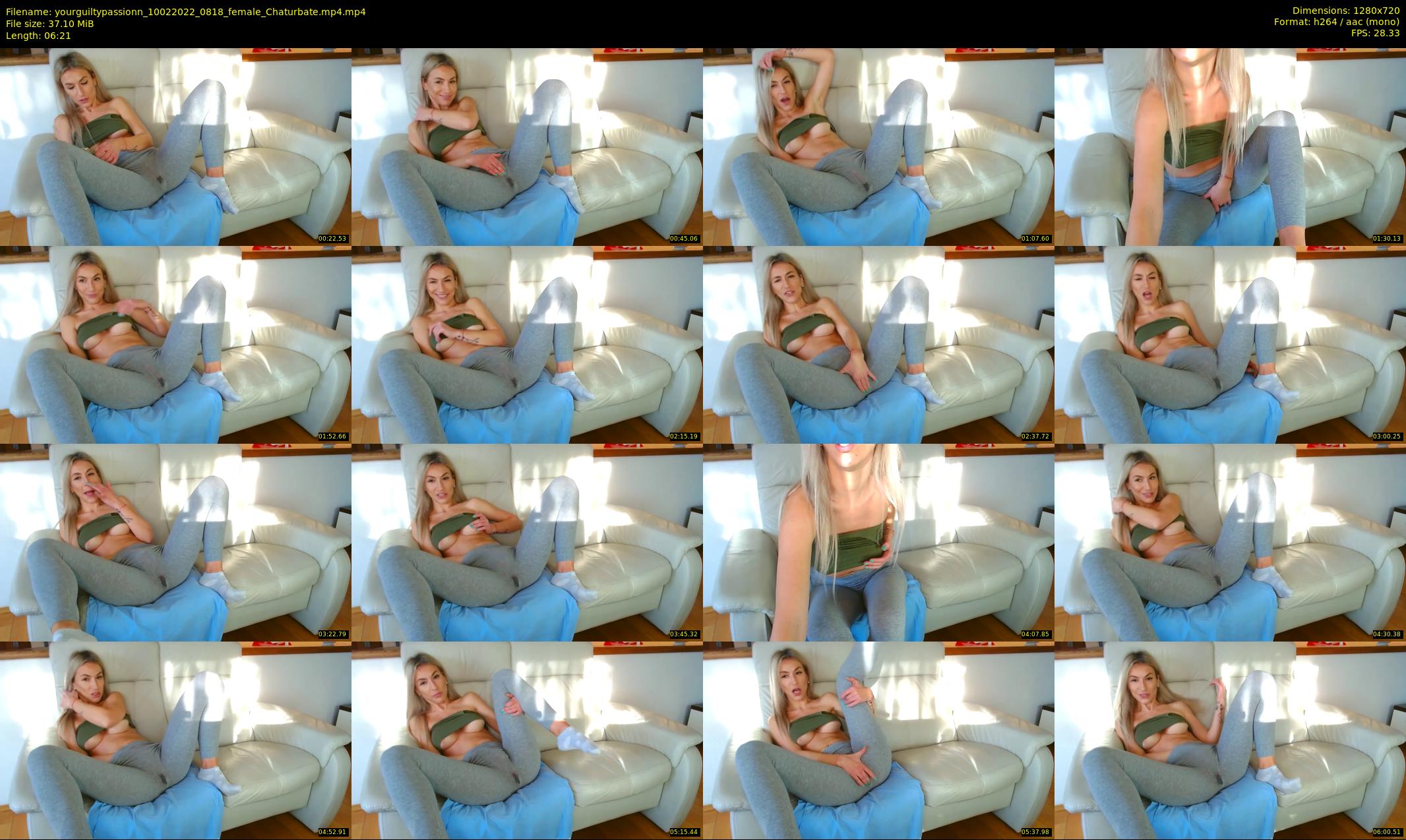 yourguiltypassionn — 7 minute Chaturbate female cam show recording, 720p, Feb 10, 2022