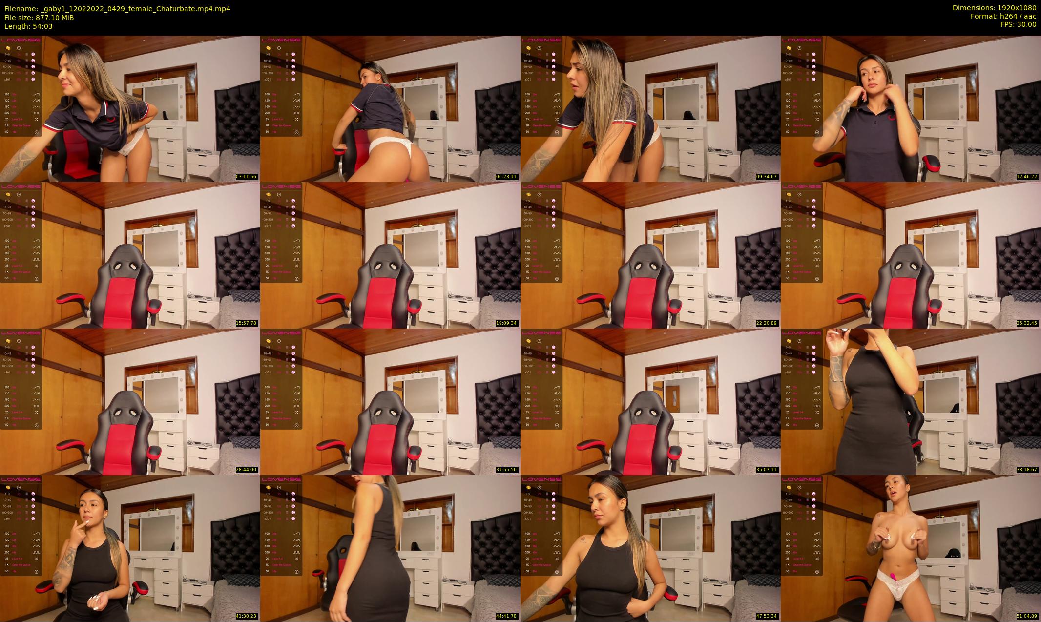 _gaby1 — 55 minute Chaturbate female cam show recording, 1080p, Feb 12, 2022