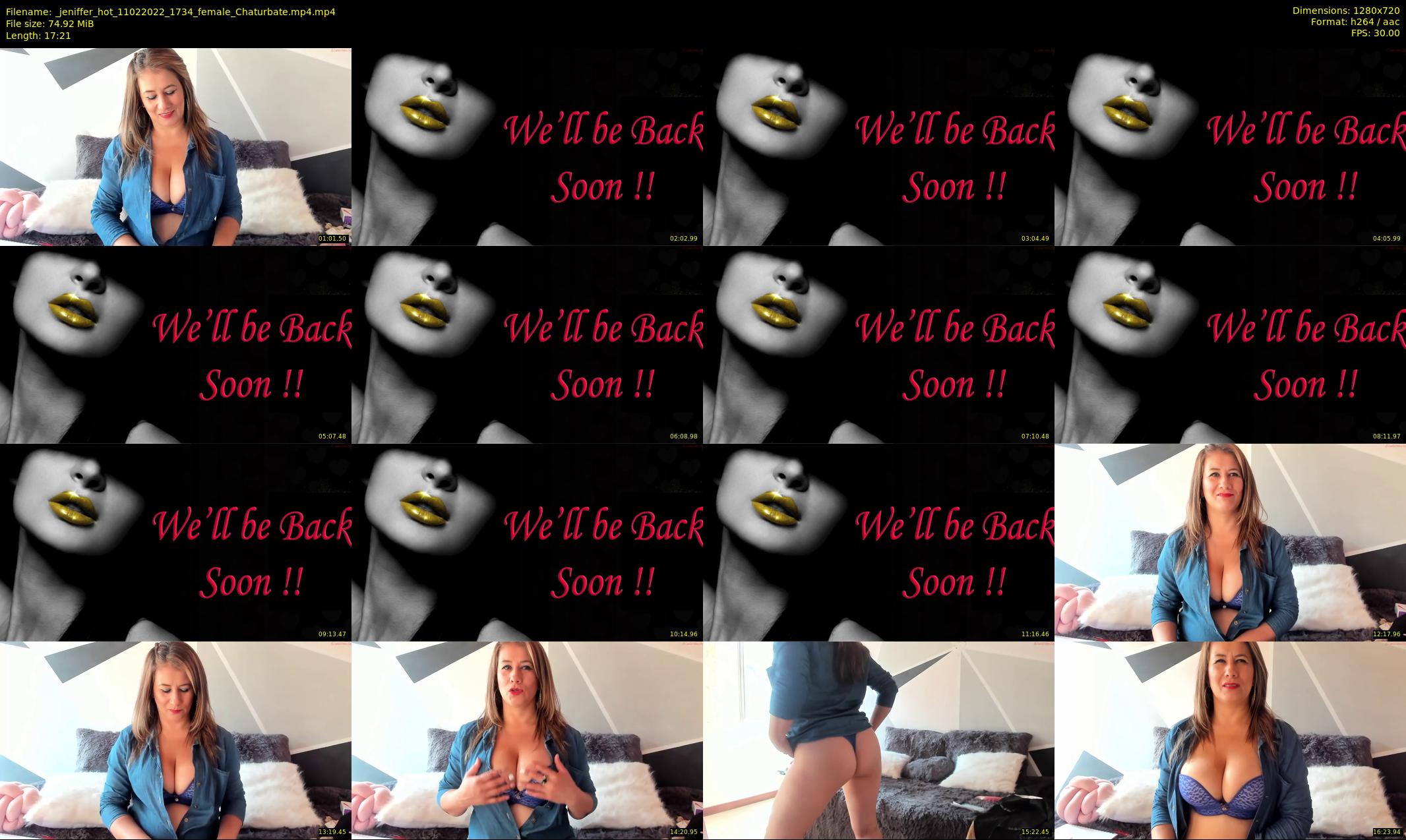 _jeniffer_hot — 18 minute Chaturbate female cam show recording, 720p, Feb 11, 2022