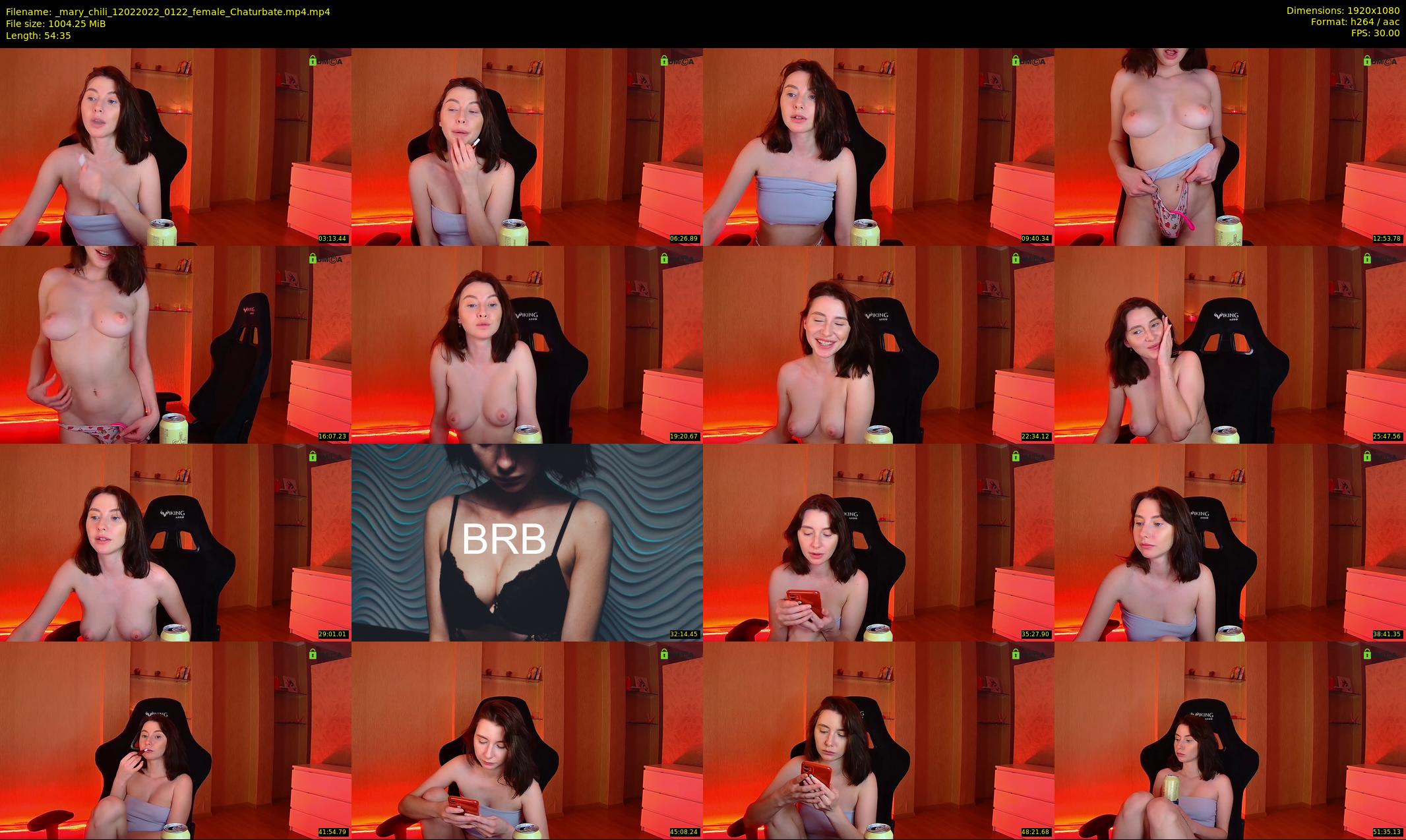 _mary_chili — 55 minute Chaturbate female cam show recording, 1080p, Feb 12, 2022