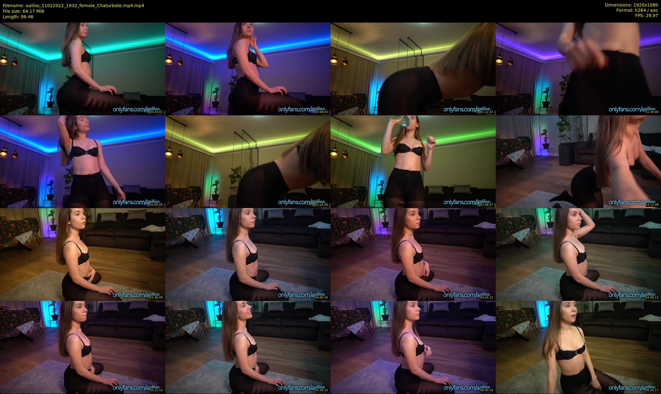 aalliss — 7 minute Chaturbate female cam show recording, 1080p, Feb 11, 2022