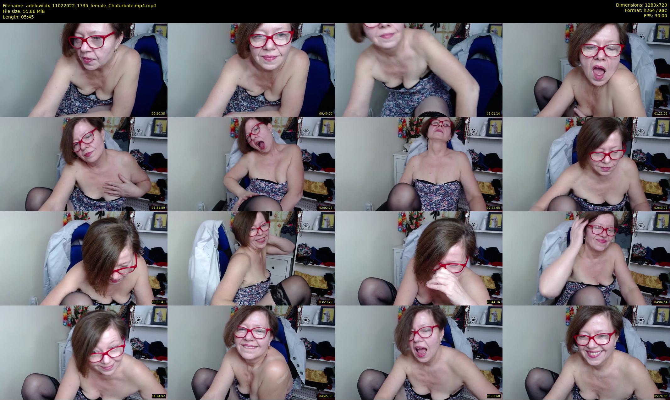 adelewildx — 6 minute Chaturbate female cam show recording, 720p, Feb 11, 2022