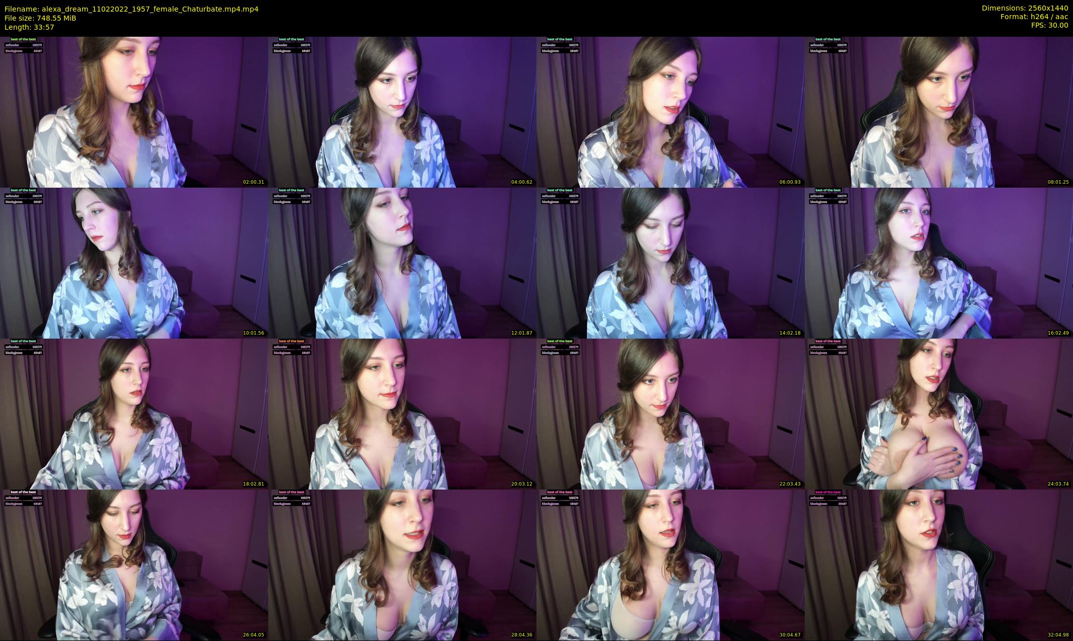 alexa_dream — 34 minute Chaturbate female cam show recording, 1080p, Feb 11, 2022