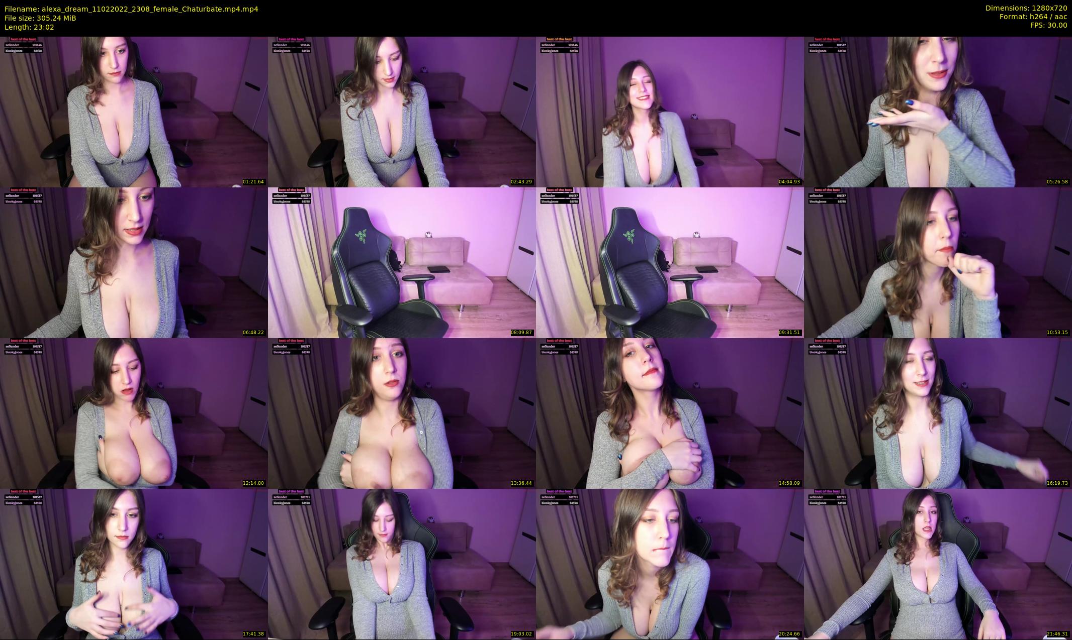 alexa_dream — 24 minute Chaturbate female cam show recording, 720p, Feb 11, 2022