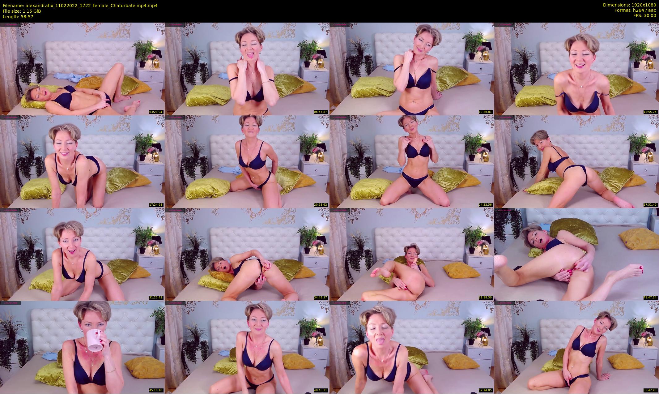 alexandrafix — 59 minute Chaturbate female cam show recording, 1080p, Feb 11, 2022