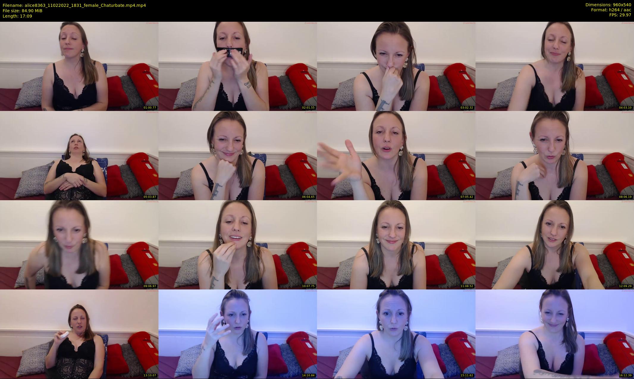alice8363 — 18 minute Chaturbate female cam show recording, 480p, Feb 11, 2022