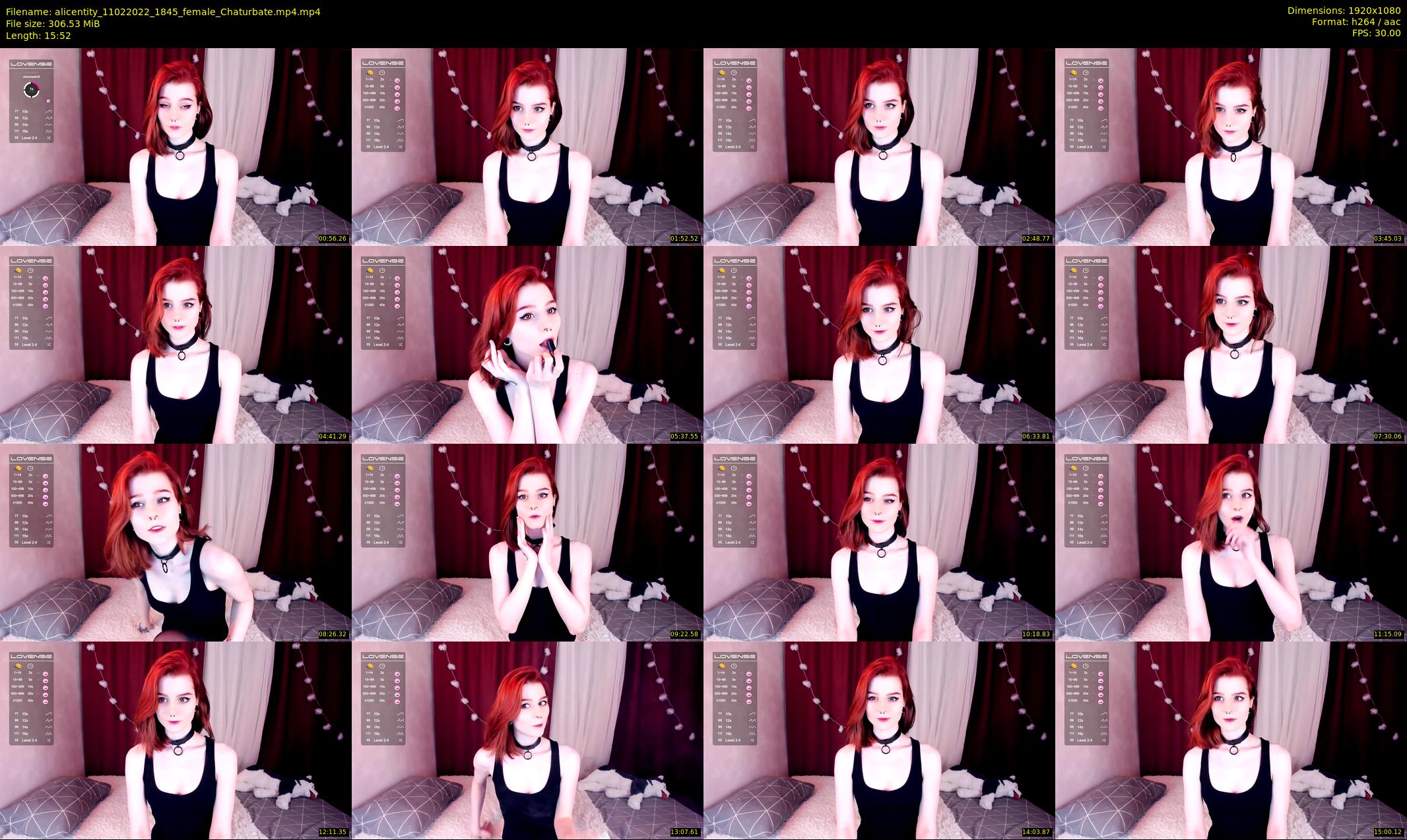 alicentity — 16 minute Chaturbate female cam show recording, 1080p, Feb 11, 2022