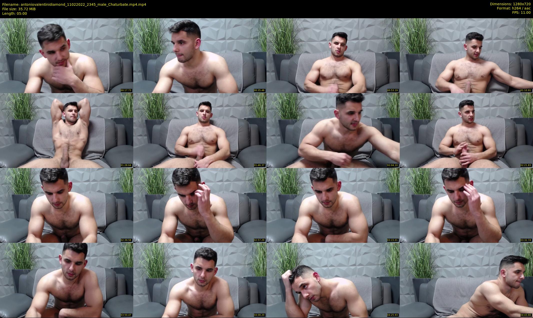 antoniovalentinidiamond — 5 minute Chaturbate male cam show recording, 720p, Feb 11, 2022