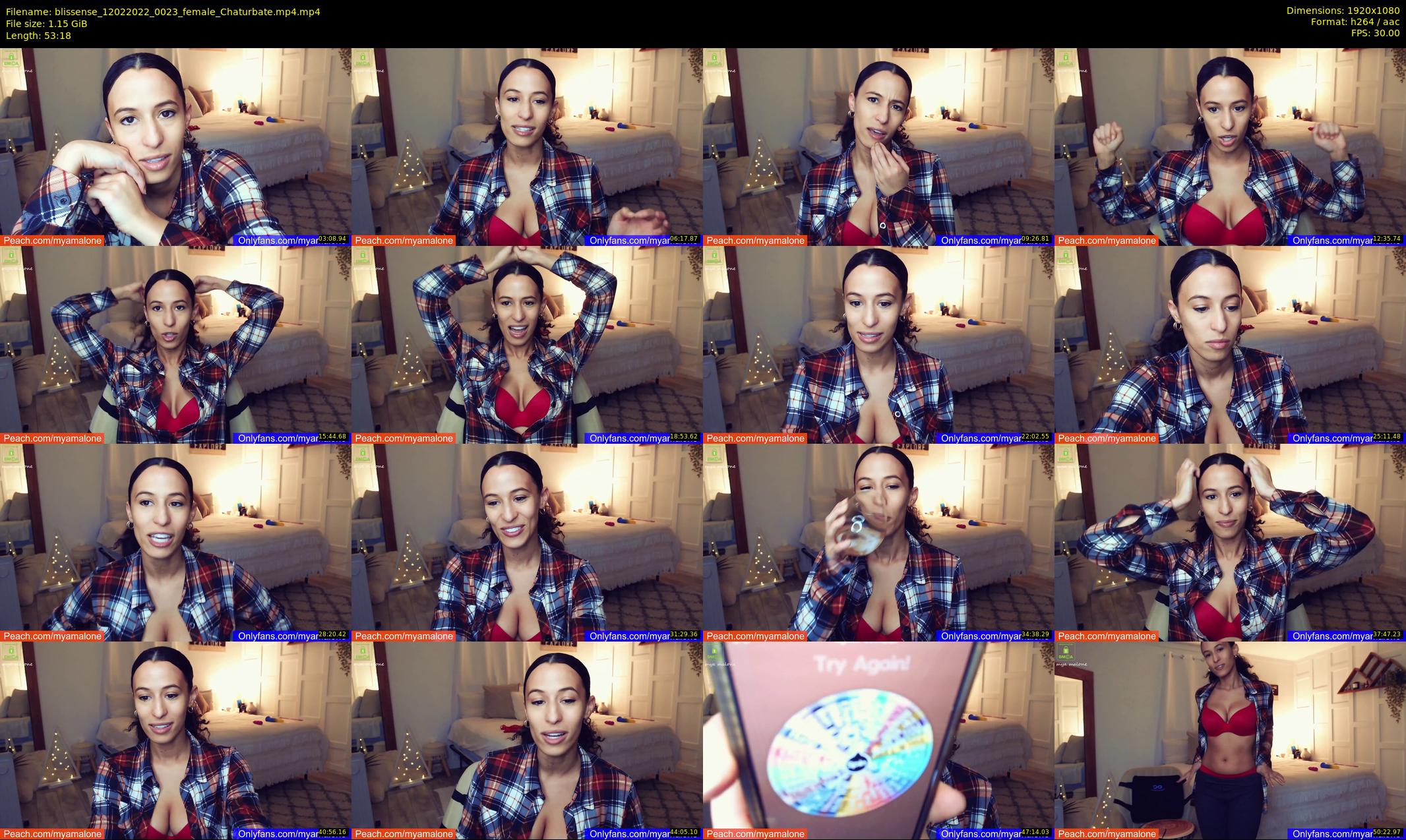 blissense — 54 minute Chaturbate female cam show recording, 1080p, Feb 12, 2022