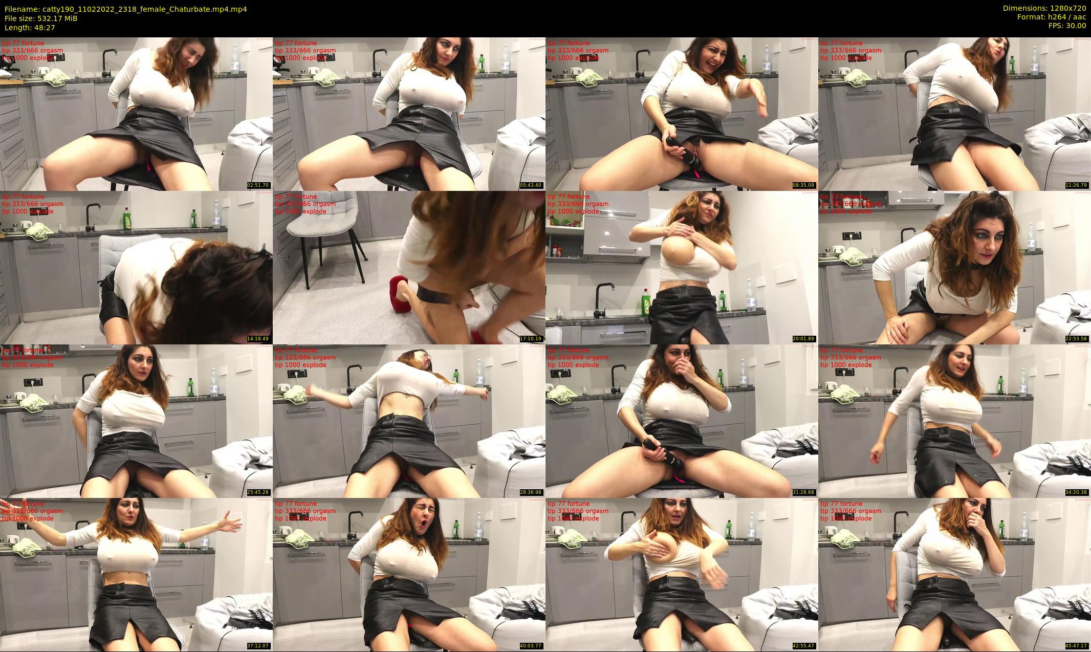 catty190 — 49 minute Chaturbate female cam show recording, 720p, Feb 11, 2022