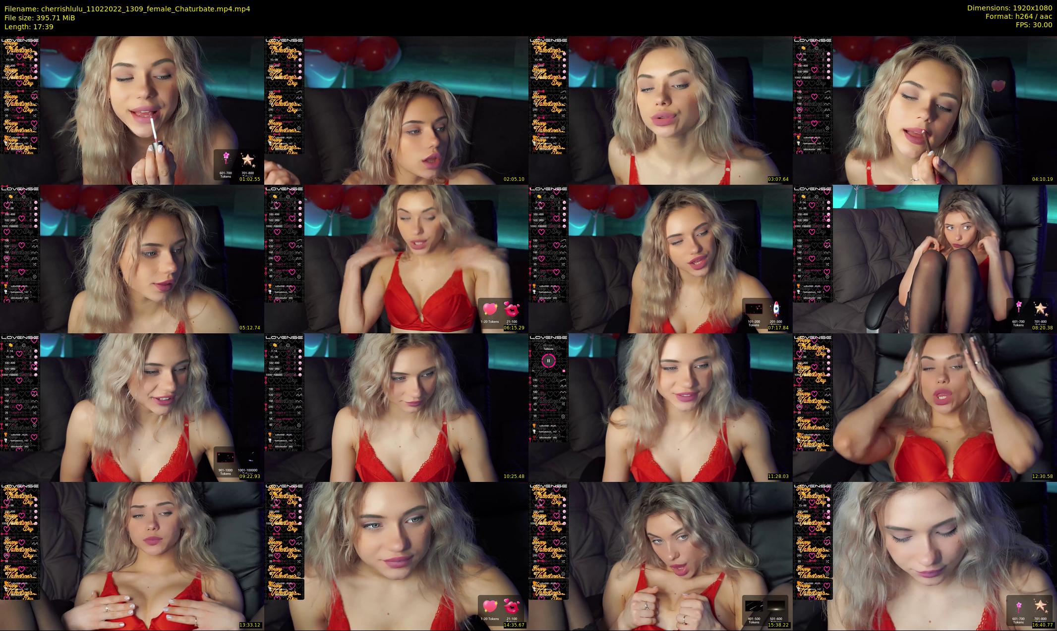 cherrishlulu — 18 minute Chaturbate female cam show recording, 1080p, Feb 11, 2022