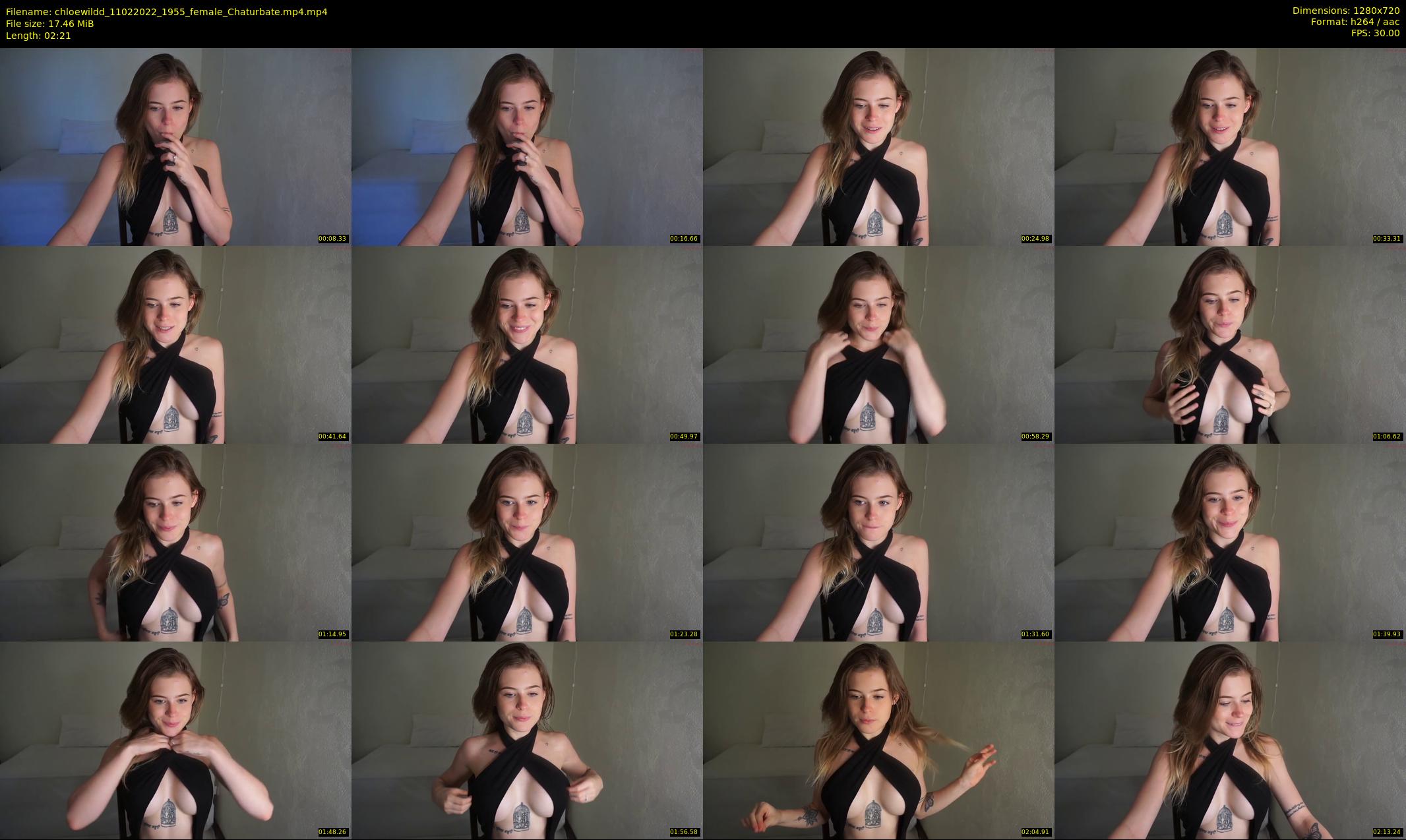 chloewildd — 3 minute Chaturbate female cam show recording, 720p, Feb 11, 2022