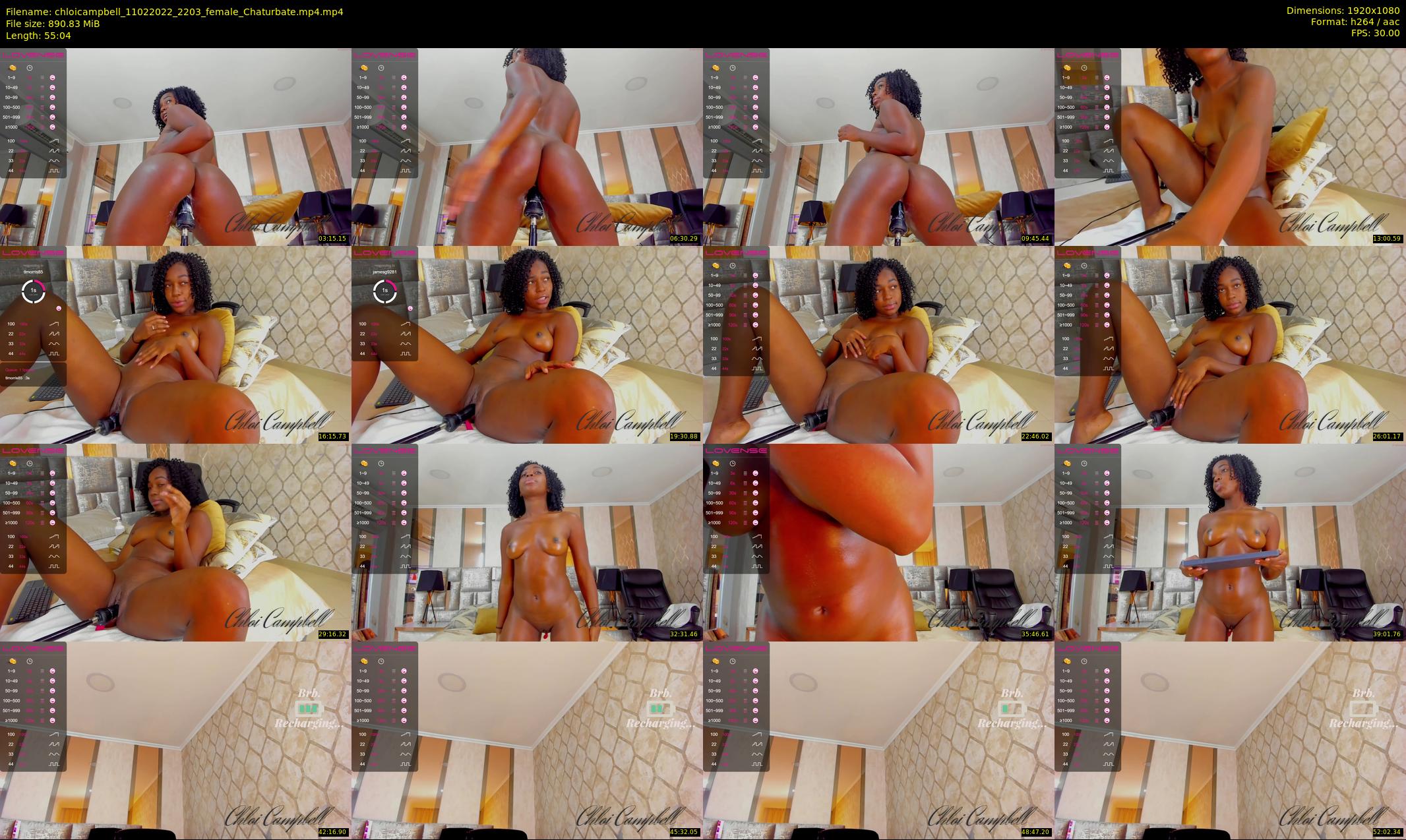 chloicampbell — 56 minute Chaturbate female cam show recording, 1080p, Feb 11, 2022