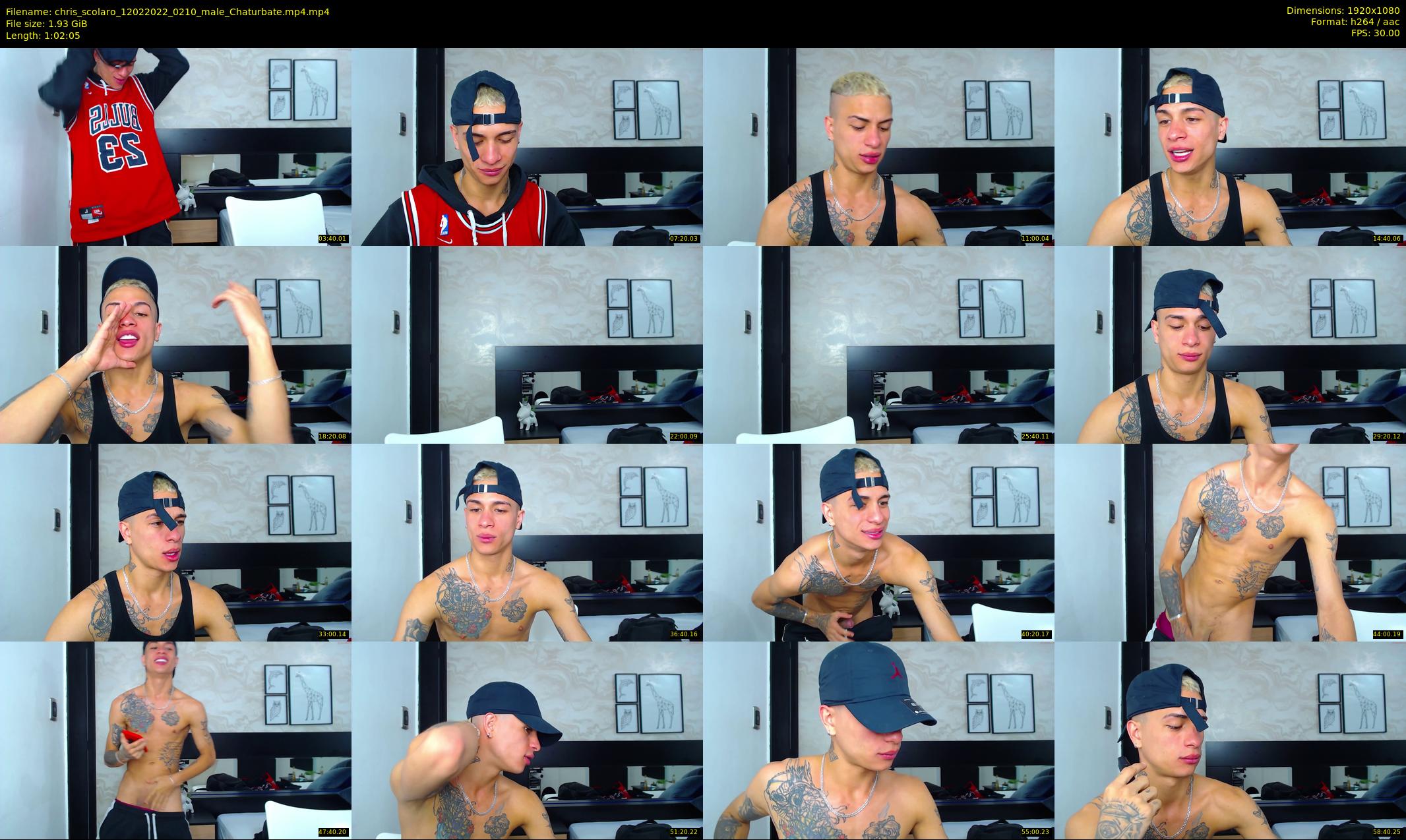 chris_scolaro — 63 minute Chaturbate male cam show recording, 1080p, Feb 12, 2022