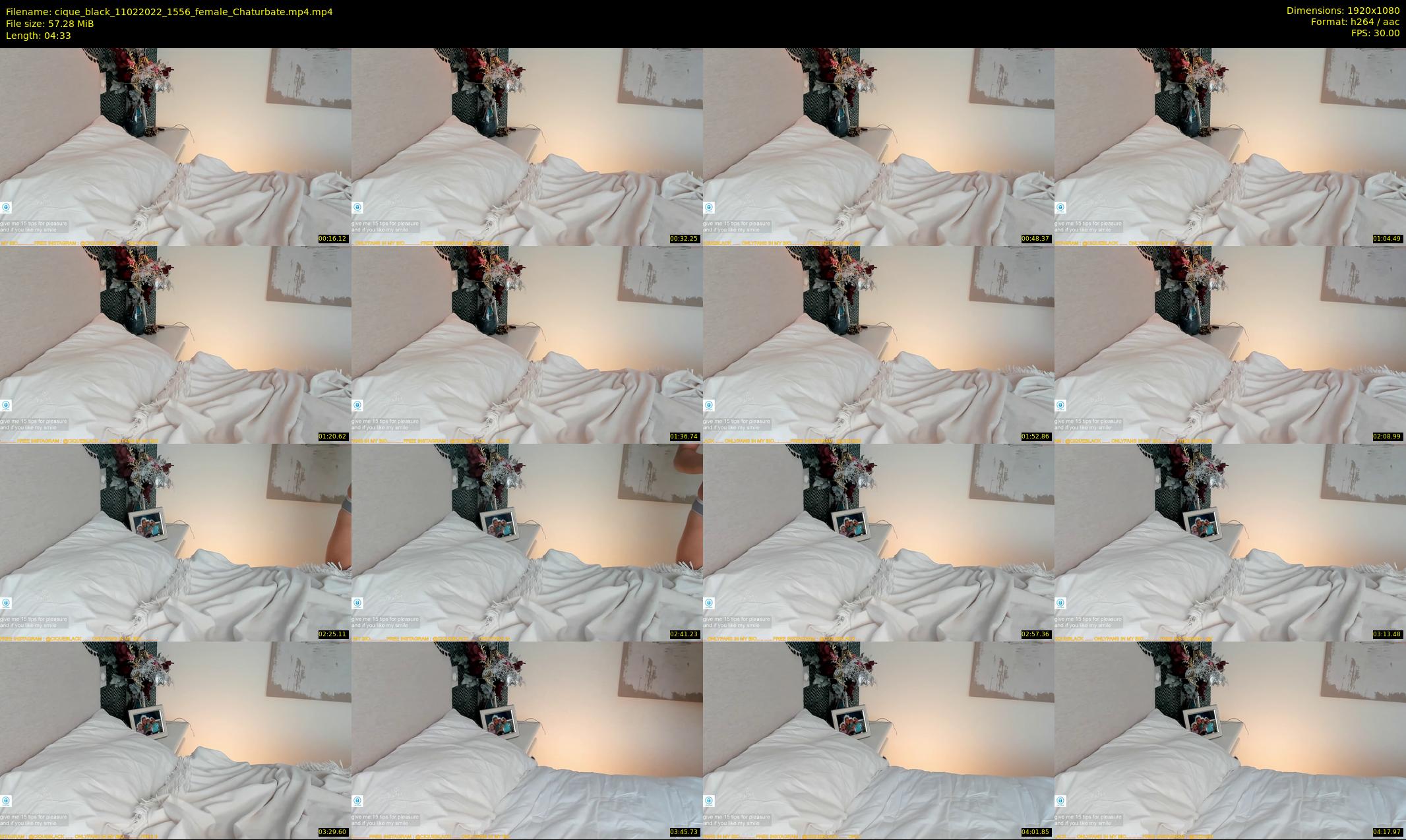 cique_black — 5 minute Chaturbate female cam show recording, 1080p, Feb 11, 2022