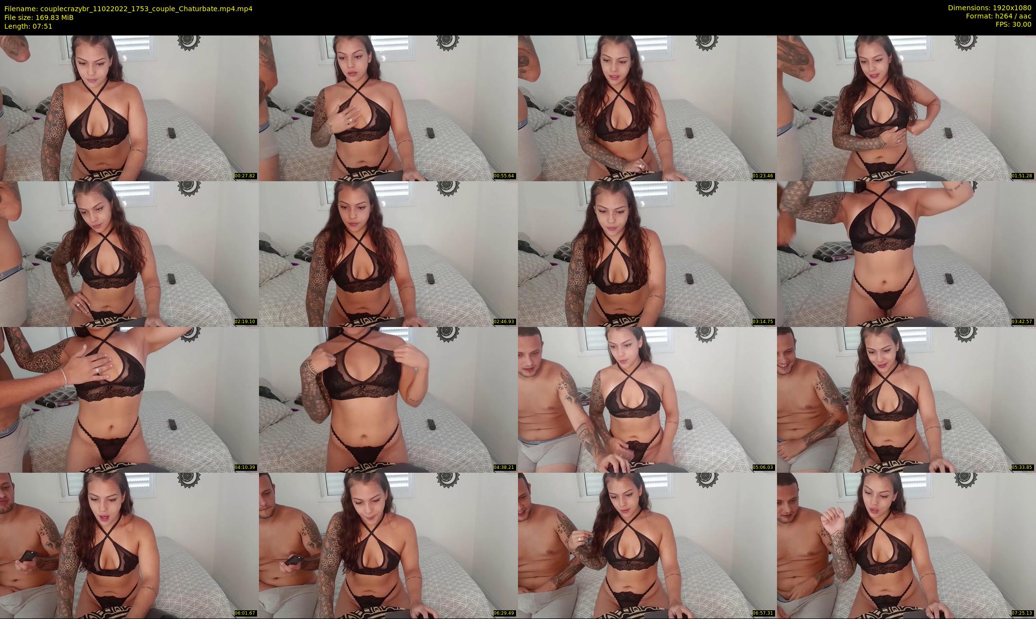 couplecrazybr — 8 minute Chaturbate couple cam show recording, 1080p, Feb 11, 2022