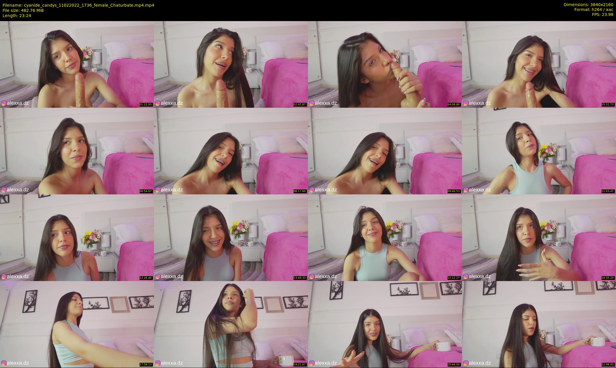 cyanide_candys — 24 minute Chaturbate female cam show recording, 4K, Feb 11, 2022
