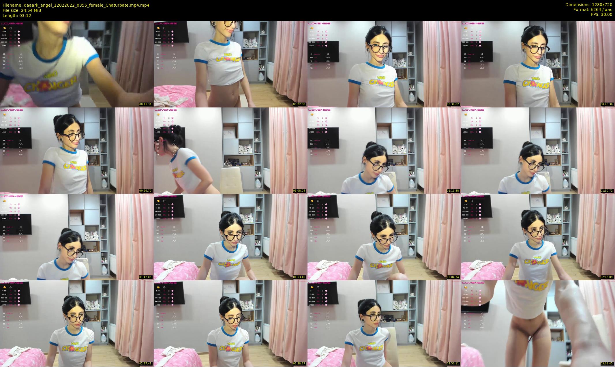 daaark_angel — 4 minute Chaturbate female cam show recording, 720p, Feb 12, 2022