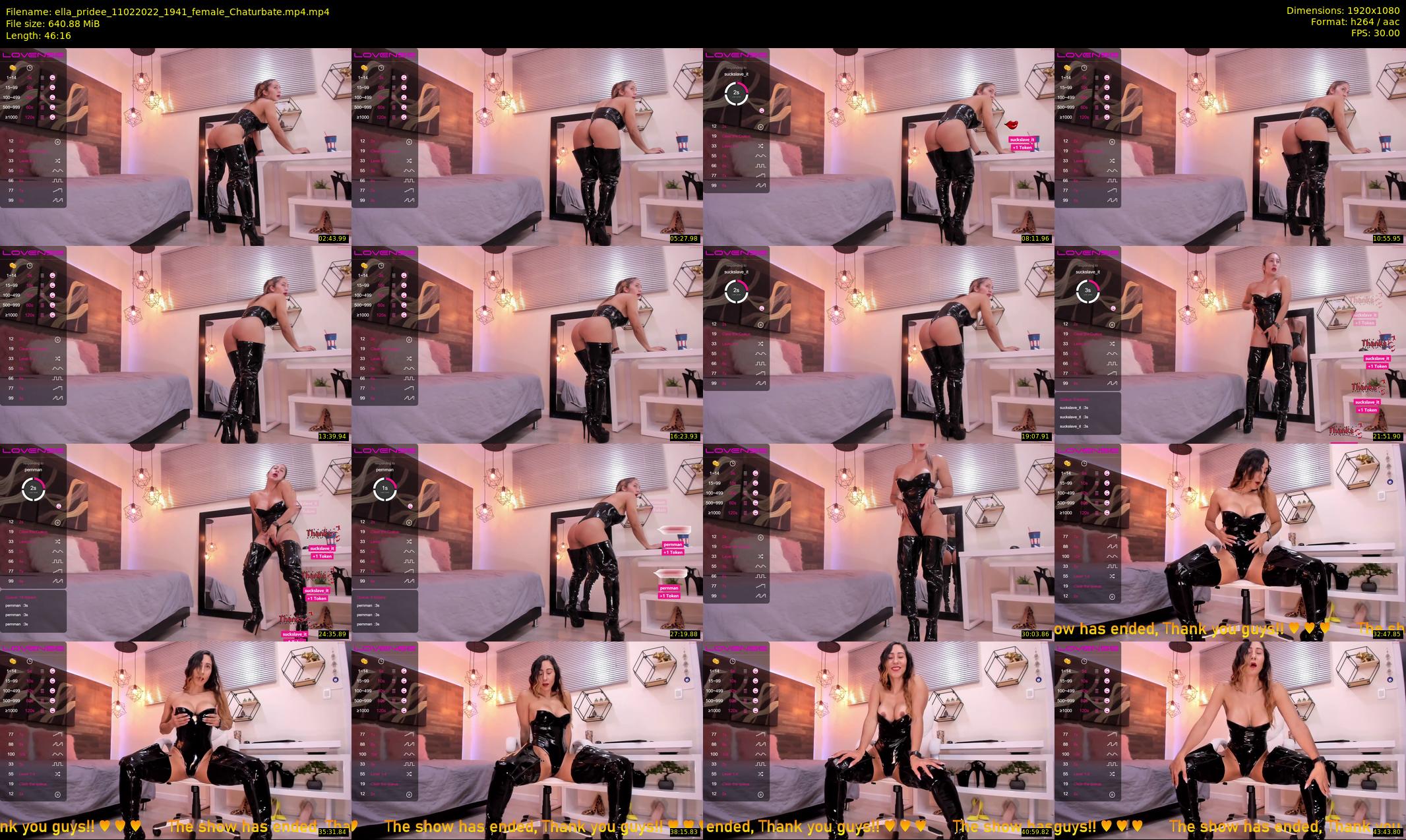 ella_pridee — 47 minute Chaturbate female cam show recording, 1080p, Feb 11, 2022
