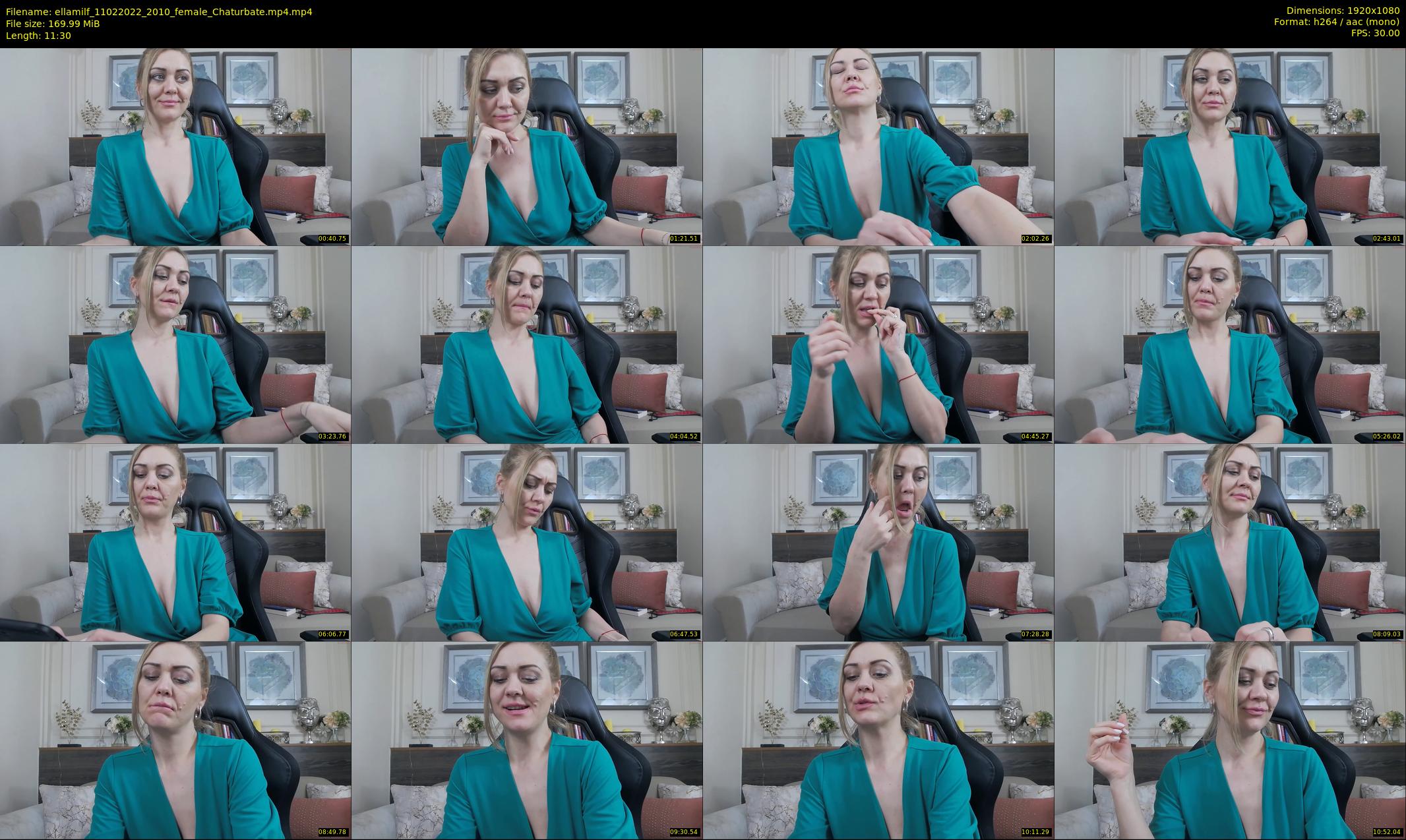 ellamilf — 12 minute Chaturbate female cam show recording, 1080p, Feb 11, 2022