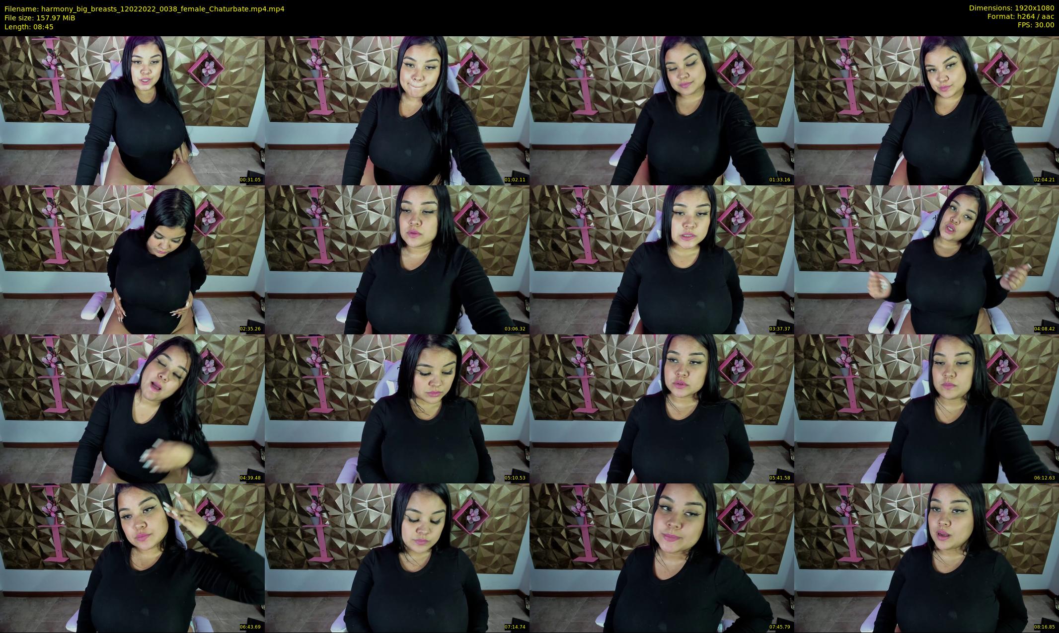 harmony_big_breasts — 9 minute Chaturbate female cam show recording, 1080p, Feb 12, 2022
