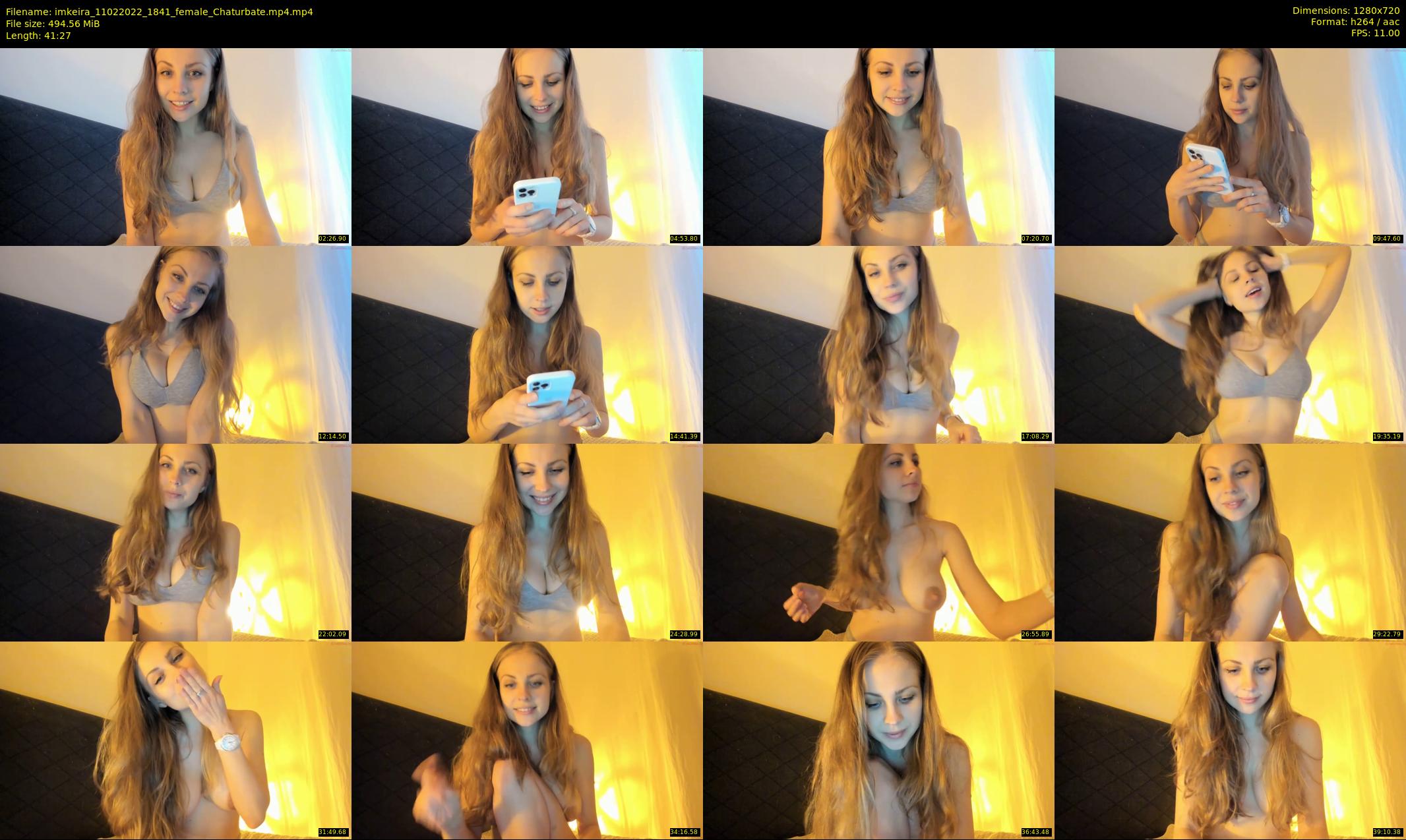 imkeira — 42 minute Chaturbate female cam show recording, 720p, Feb 11, 2022