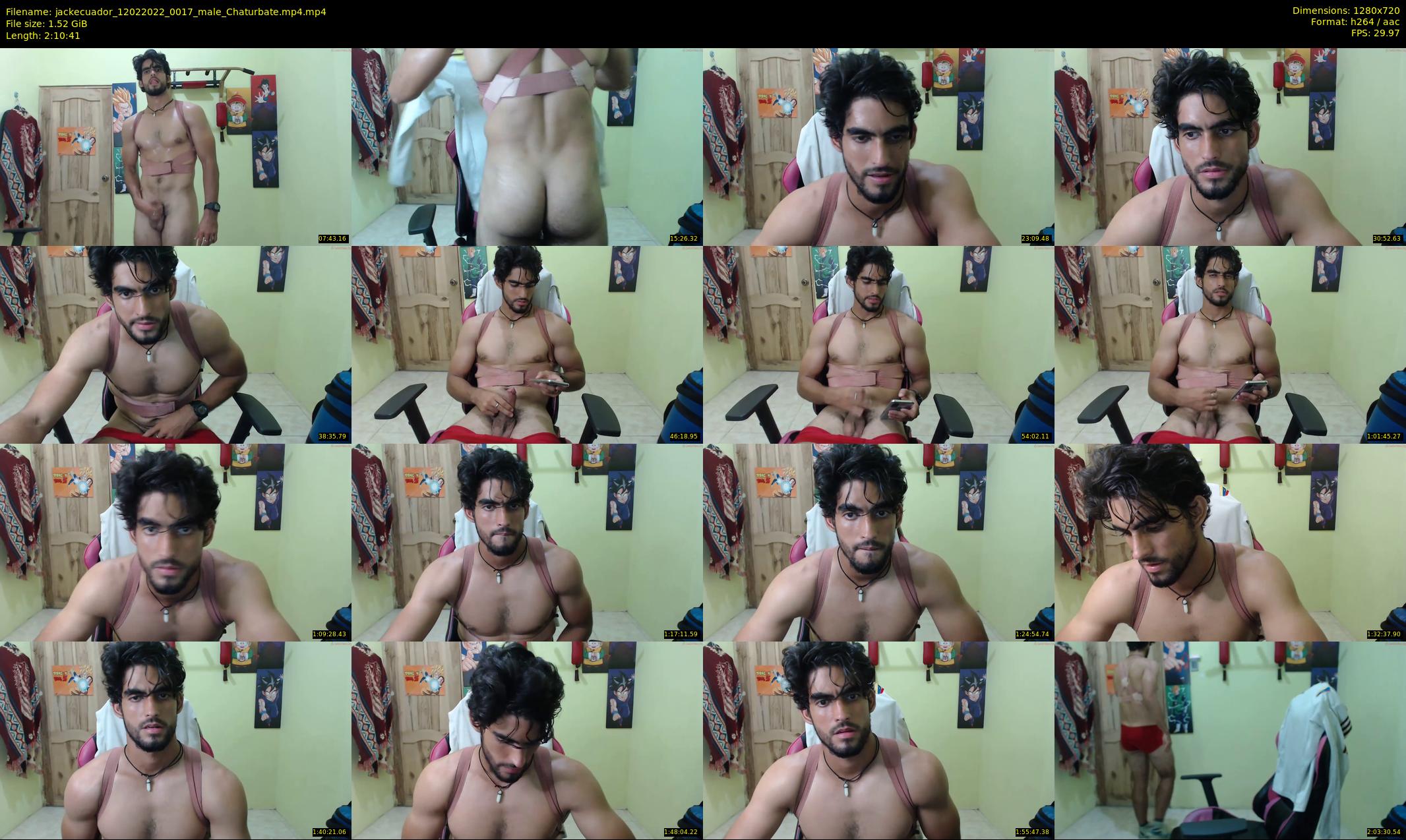 jackecuador — 131 minute Chaturbate male cam show recording, 720p, Feb 12, 2022