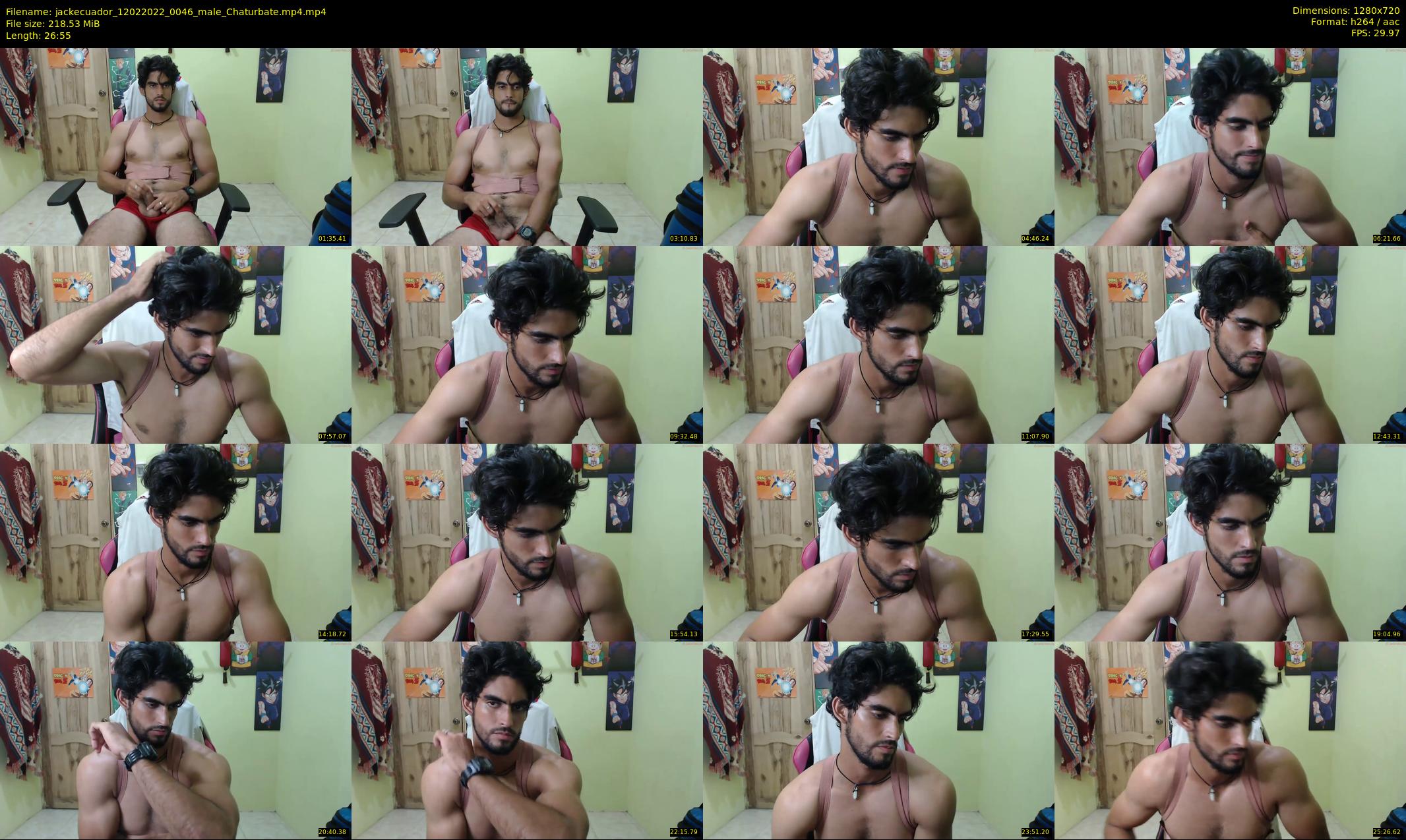 jackecuador — 27 minute Chaturbate male cam show recording, 720p, Feb 12, 2022
